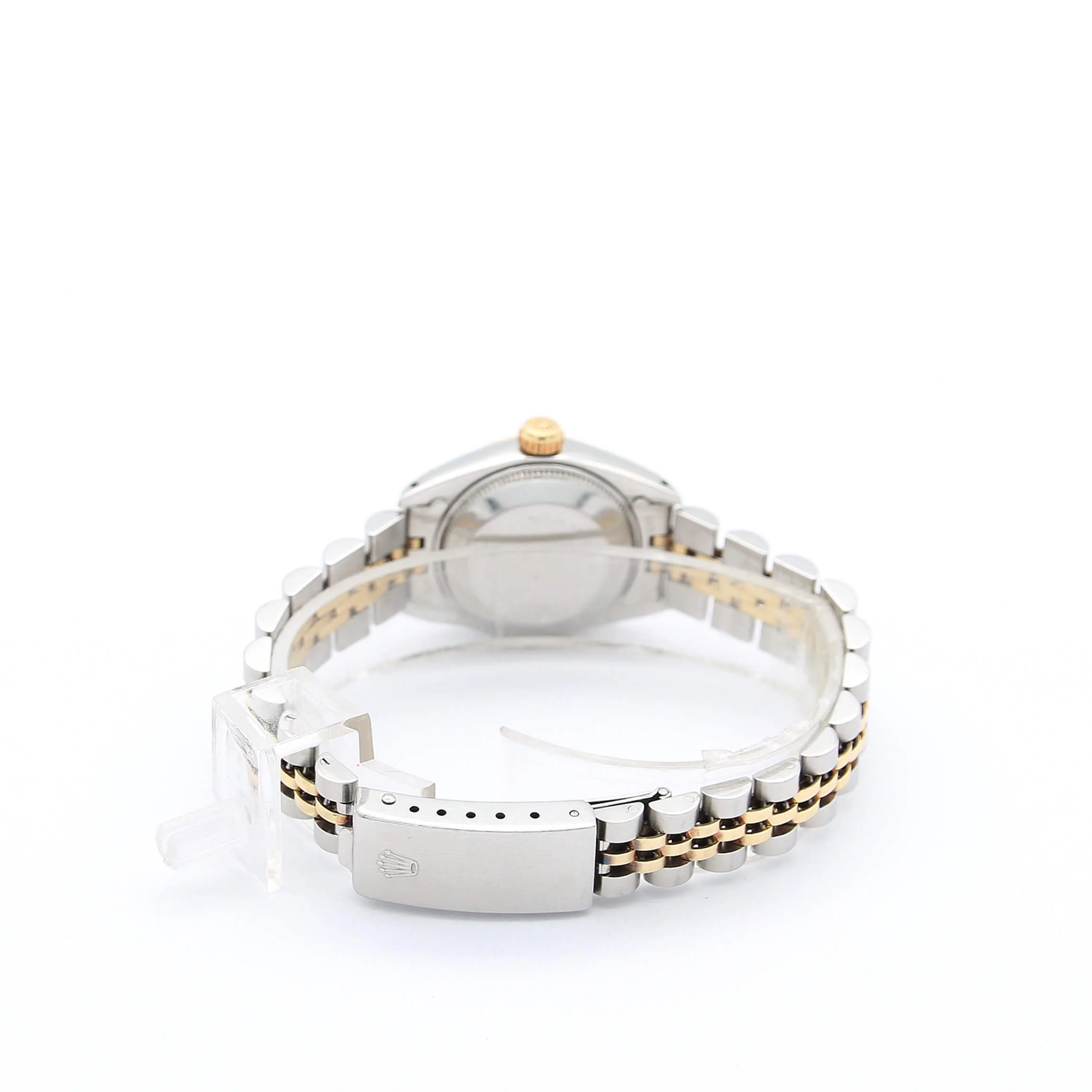 Rolex Lady-Datejust ref. 6917 - Steel and Gold - Silver with Golden Indexes Dial - Jubilee Bracelet - Image 4