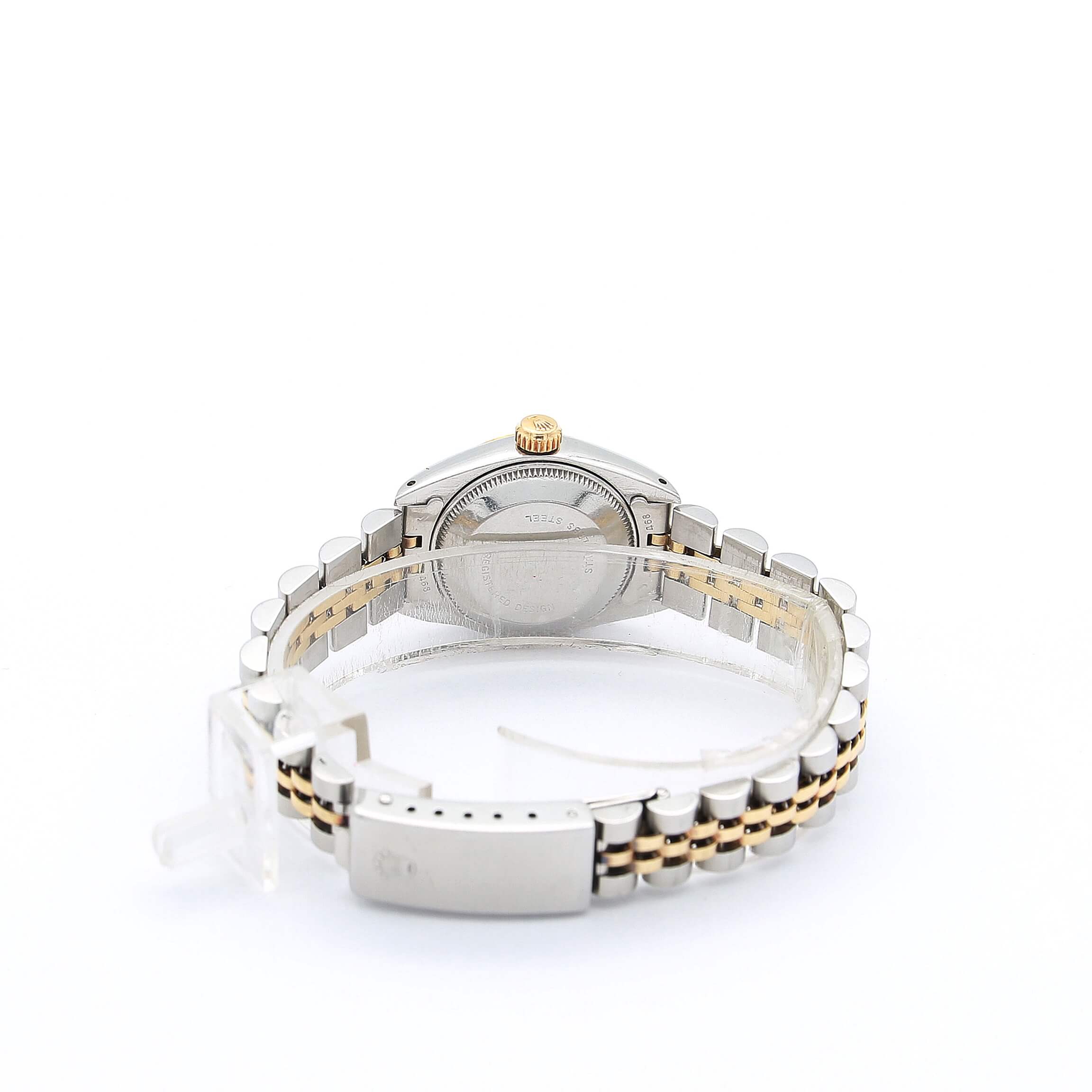 Rolex Lady-Datejust ref. 6917 - Steel and Gold - Silver with Golden Indexes Dial - Jubilee Bracelet - Image 5