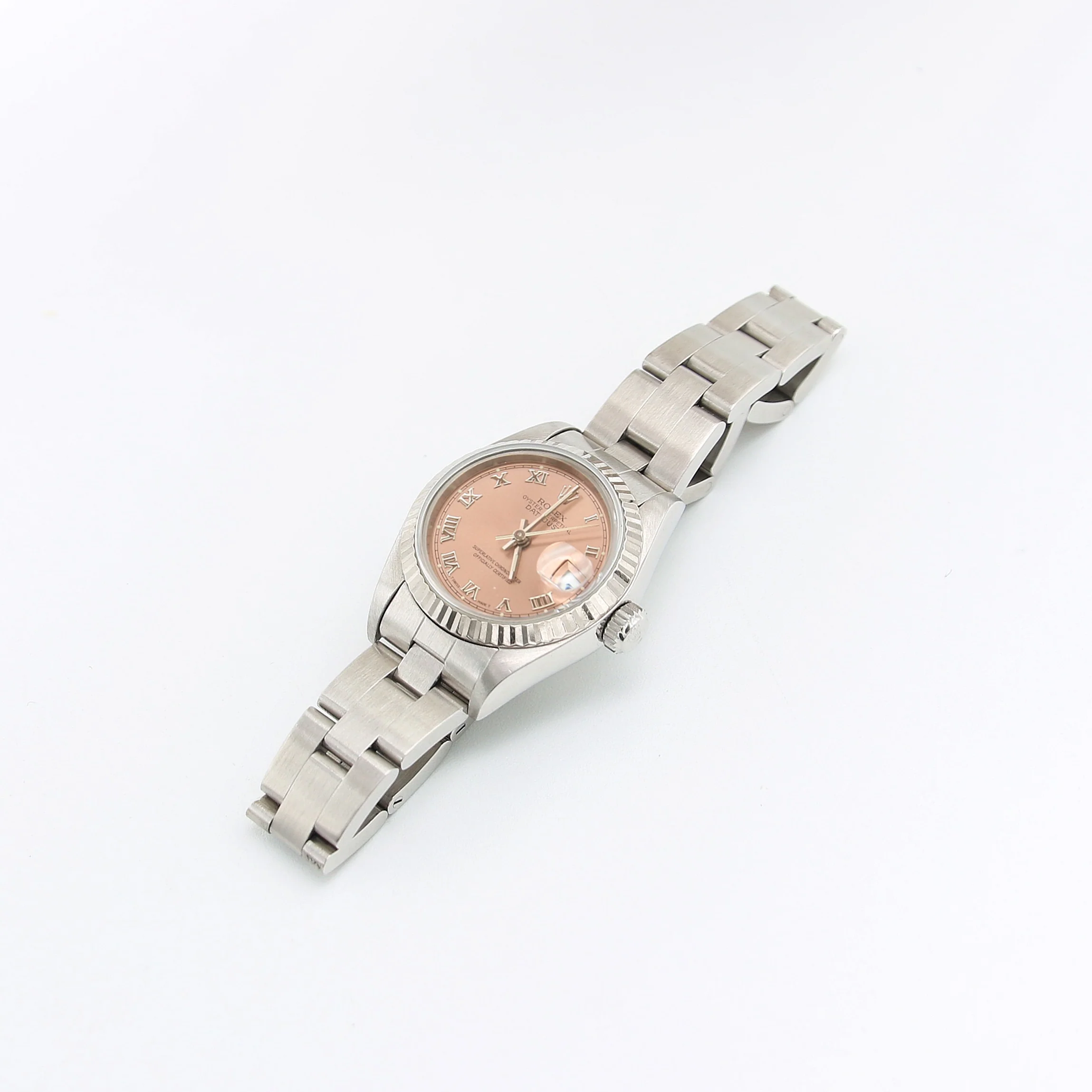 Rolex Lady-Datejust ref. 69174 - Salmon Roman Dial Oyster bracelet - Full Set - Image 2