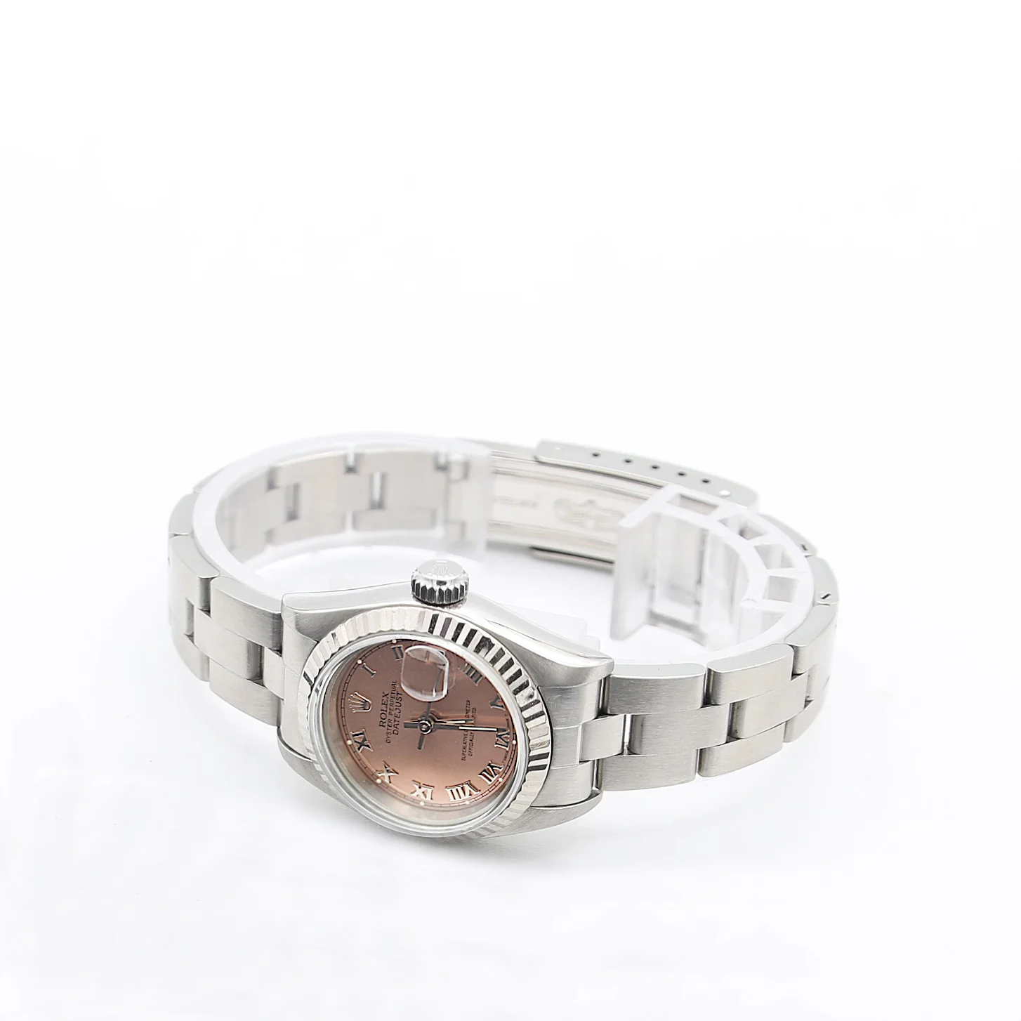 Rolex Lady-Datejust ref. 69174 - Salmon Roman Dial Oyster bracelet - Full Set - Image 5