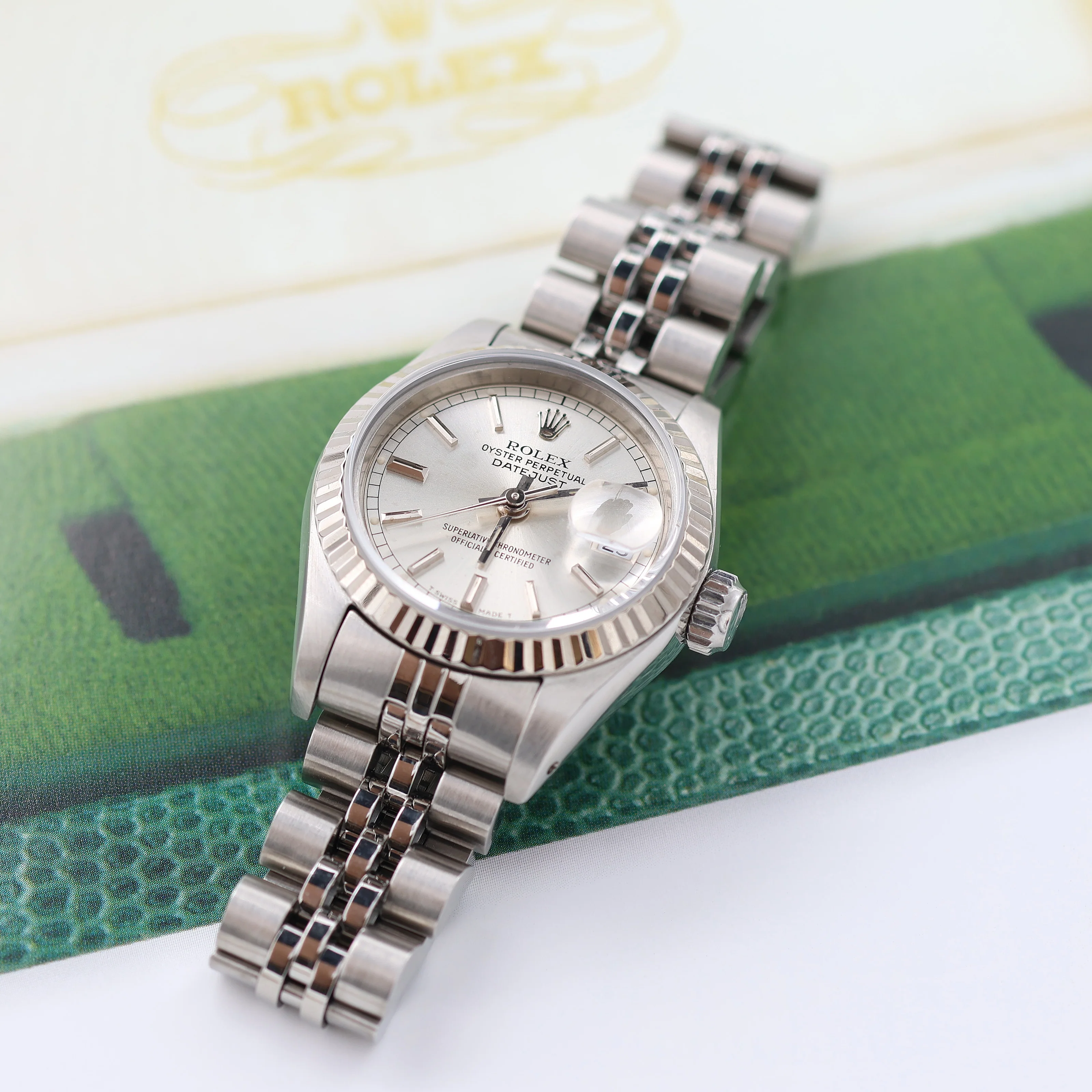 Rolex Lady-Datejust ref. 69174 - Silver Circle Dial - Full Set - Image 8