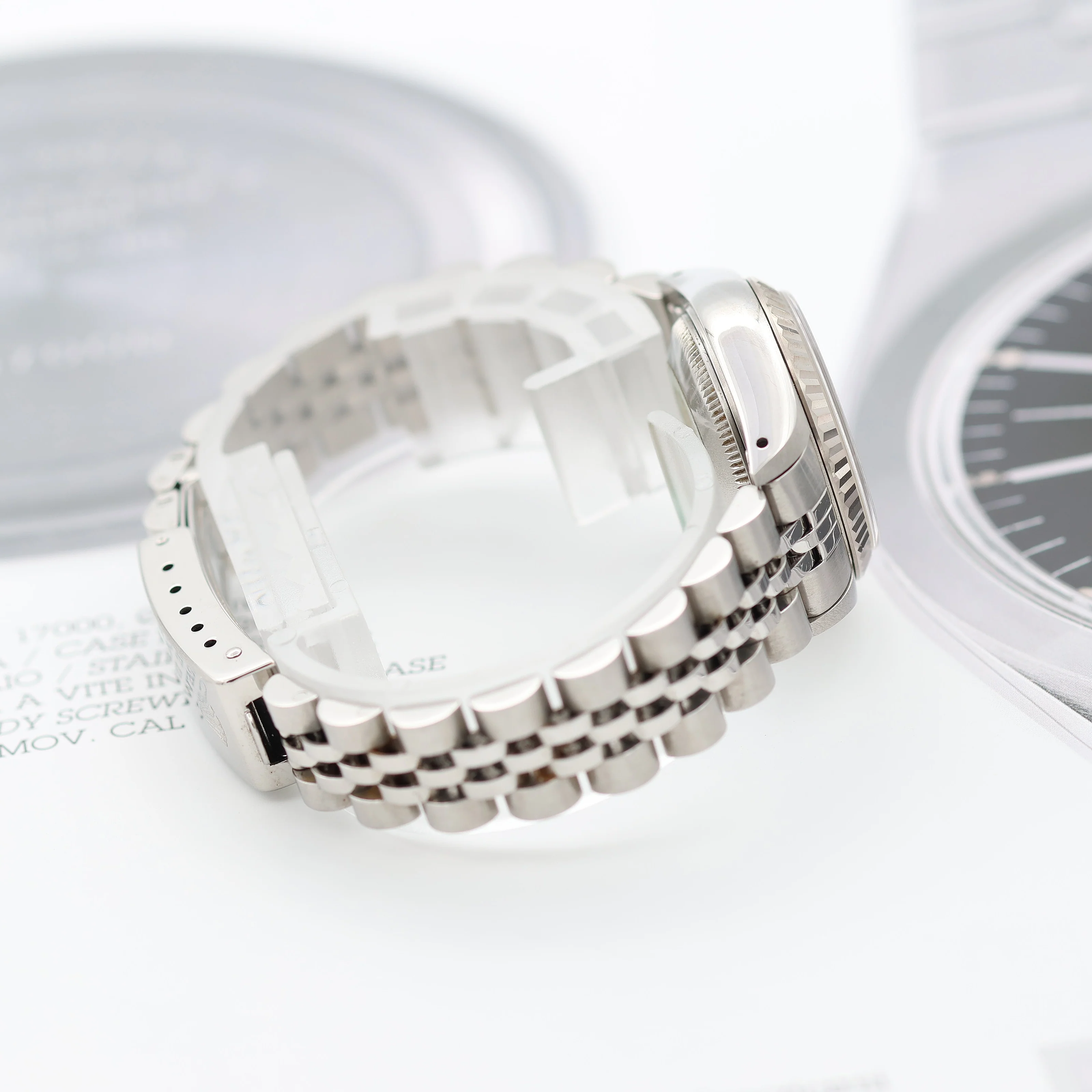 Rolex Lady-Datejust ref. 69174 - Black Dial Jubilee bracelet - Image 8