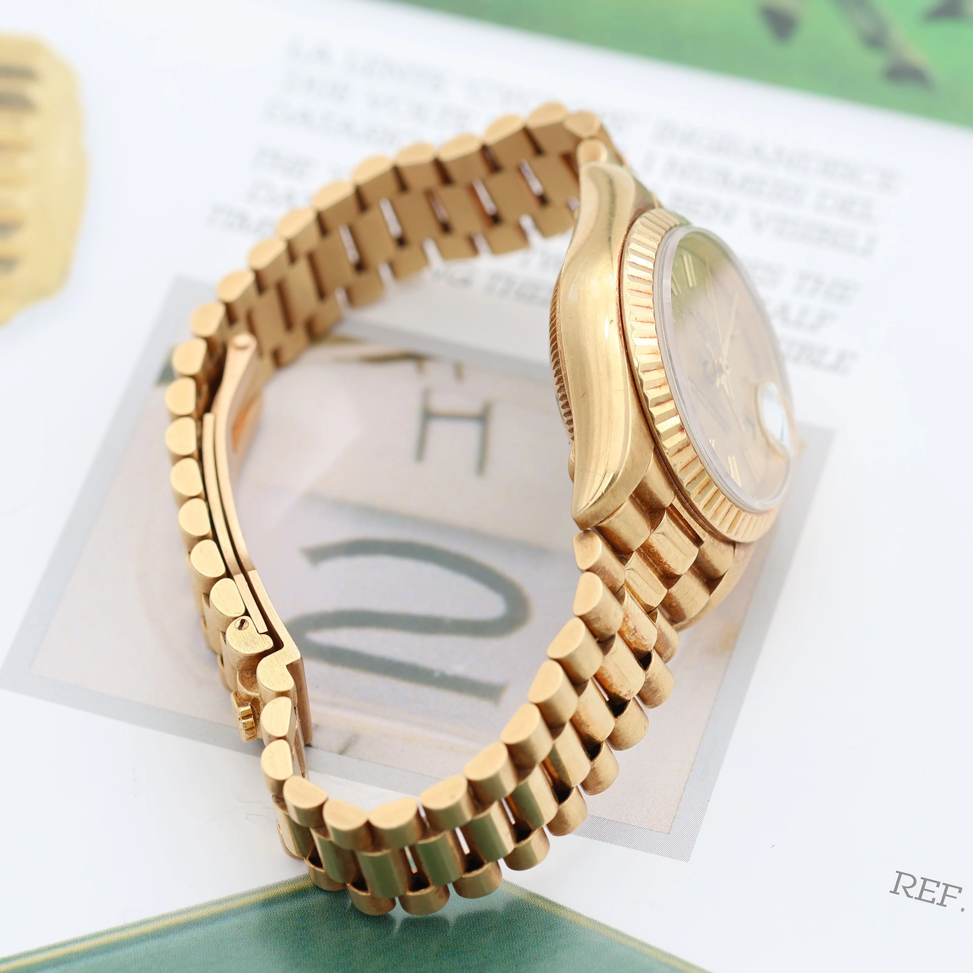 Rolex Lady Datejust ref. 69178 Champagne Linen Dial - Image 8