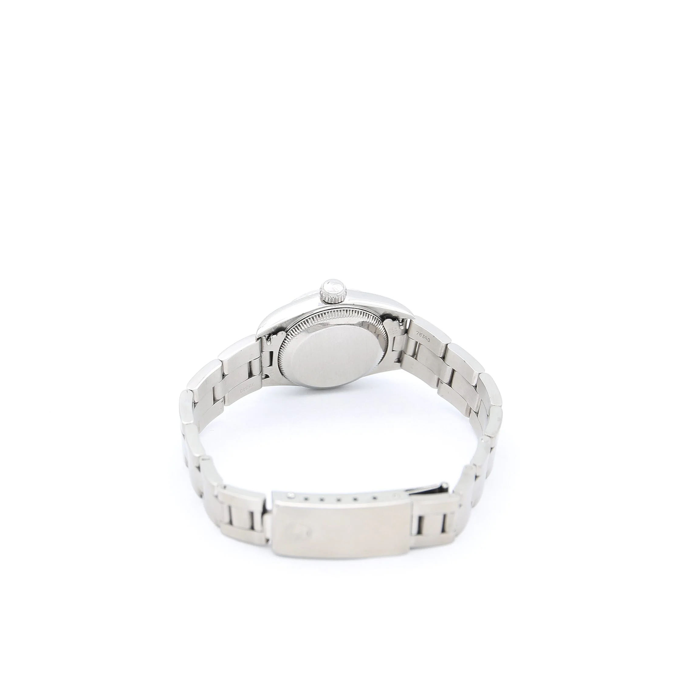 Rolex Lady Oyster Perpetual 67180 White Roman (Small) dial Oyster bracelet - Image 4