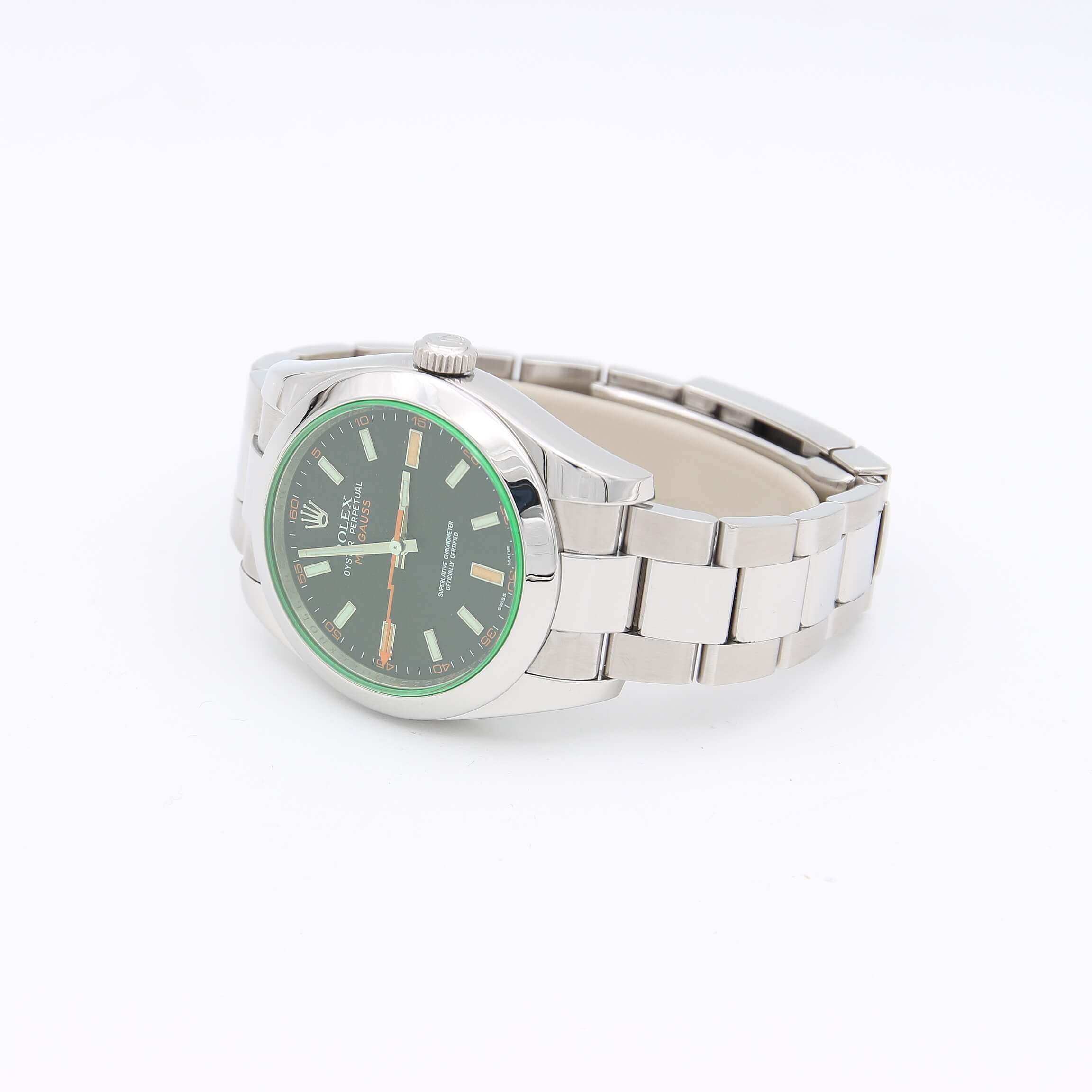 Rolex Milgauss ref. 116400GV Oyster Bracelet - Image 4