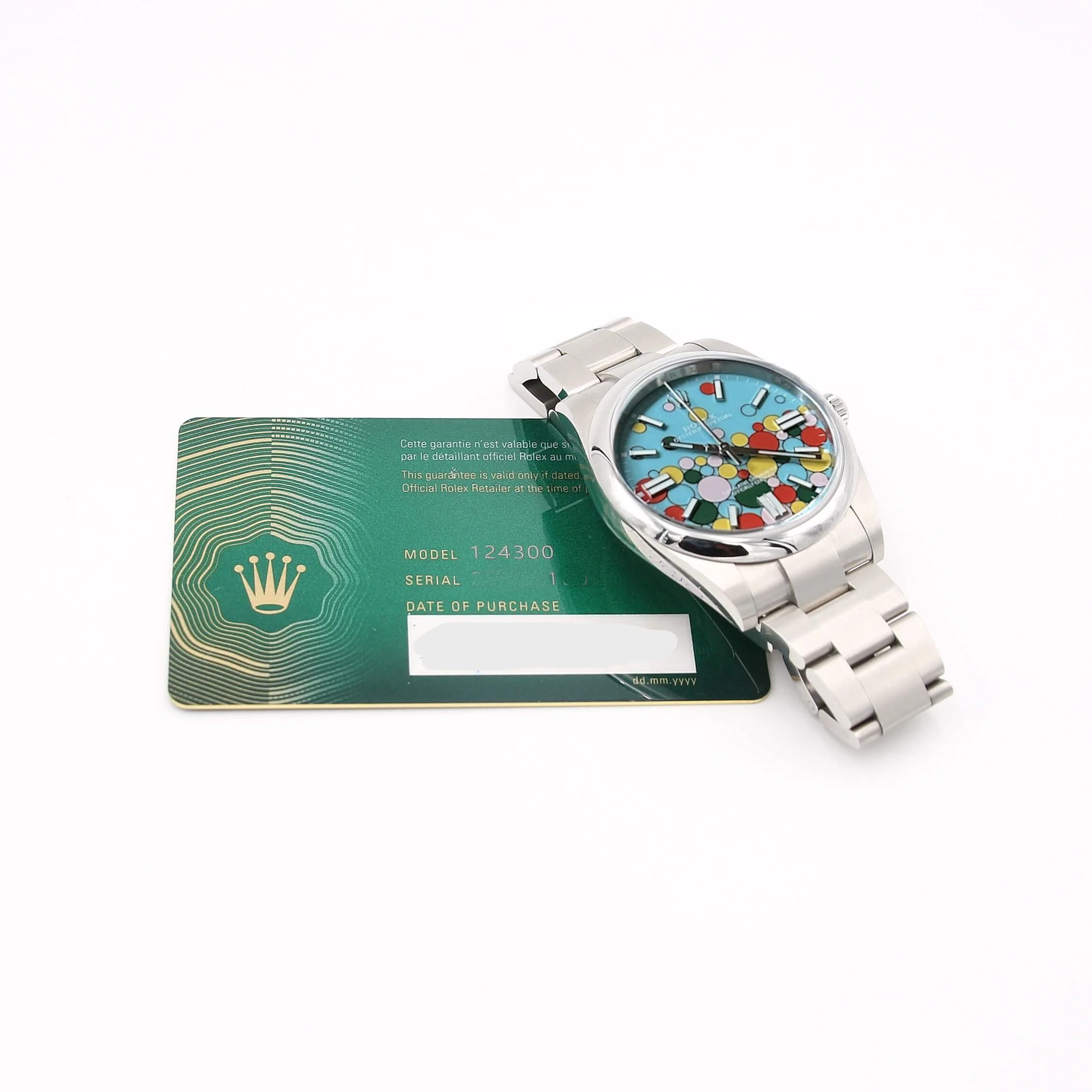 Rolex Oyster Perpetual 124300 - Celebration Dial - Full set - Image 3