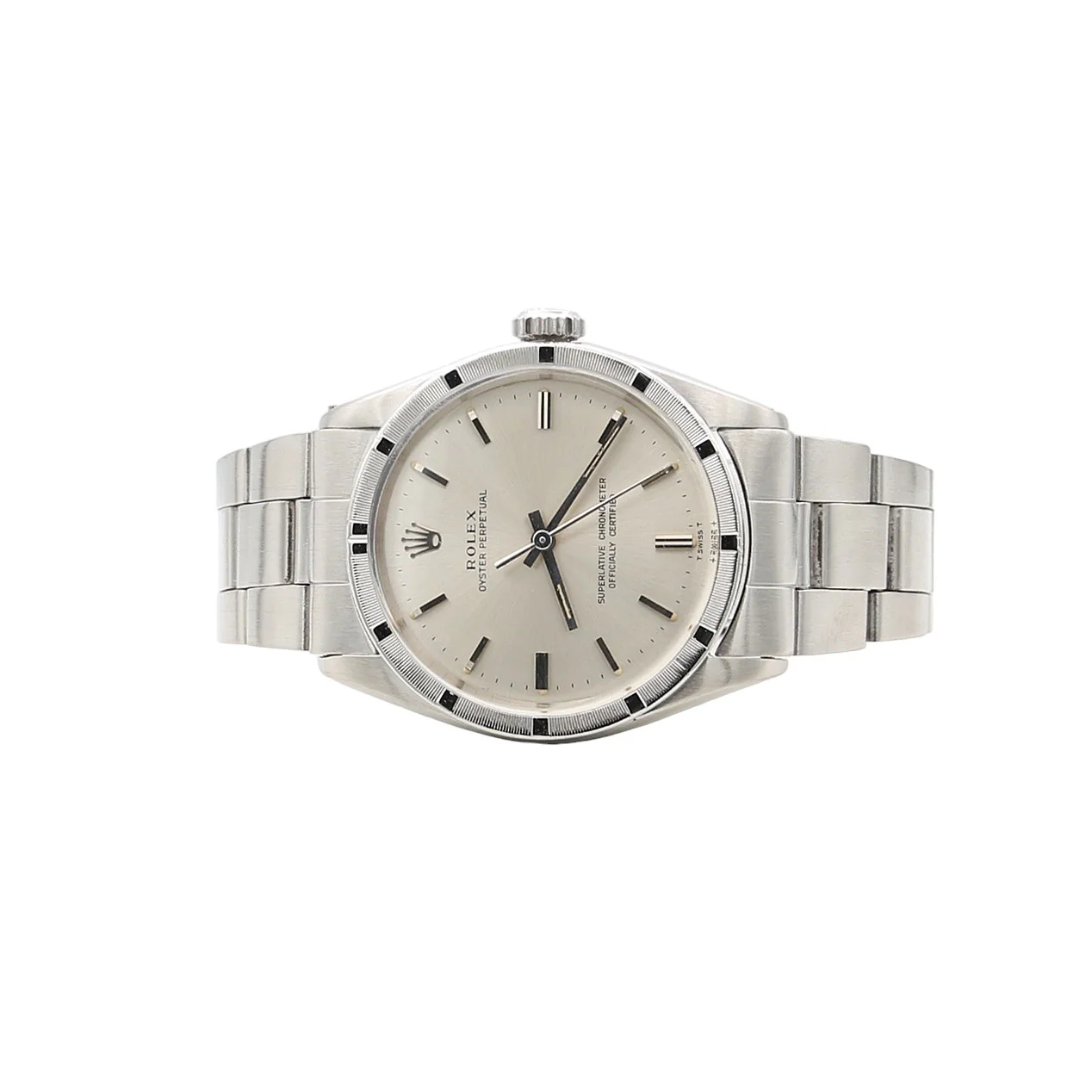 Rolex Oyster Perpetual 34 ref. 1007 Silver Dial - Oyster Bracelet - Image 5