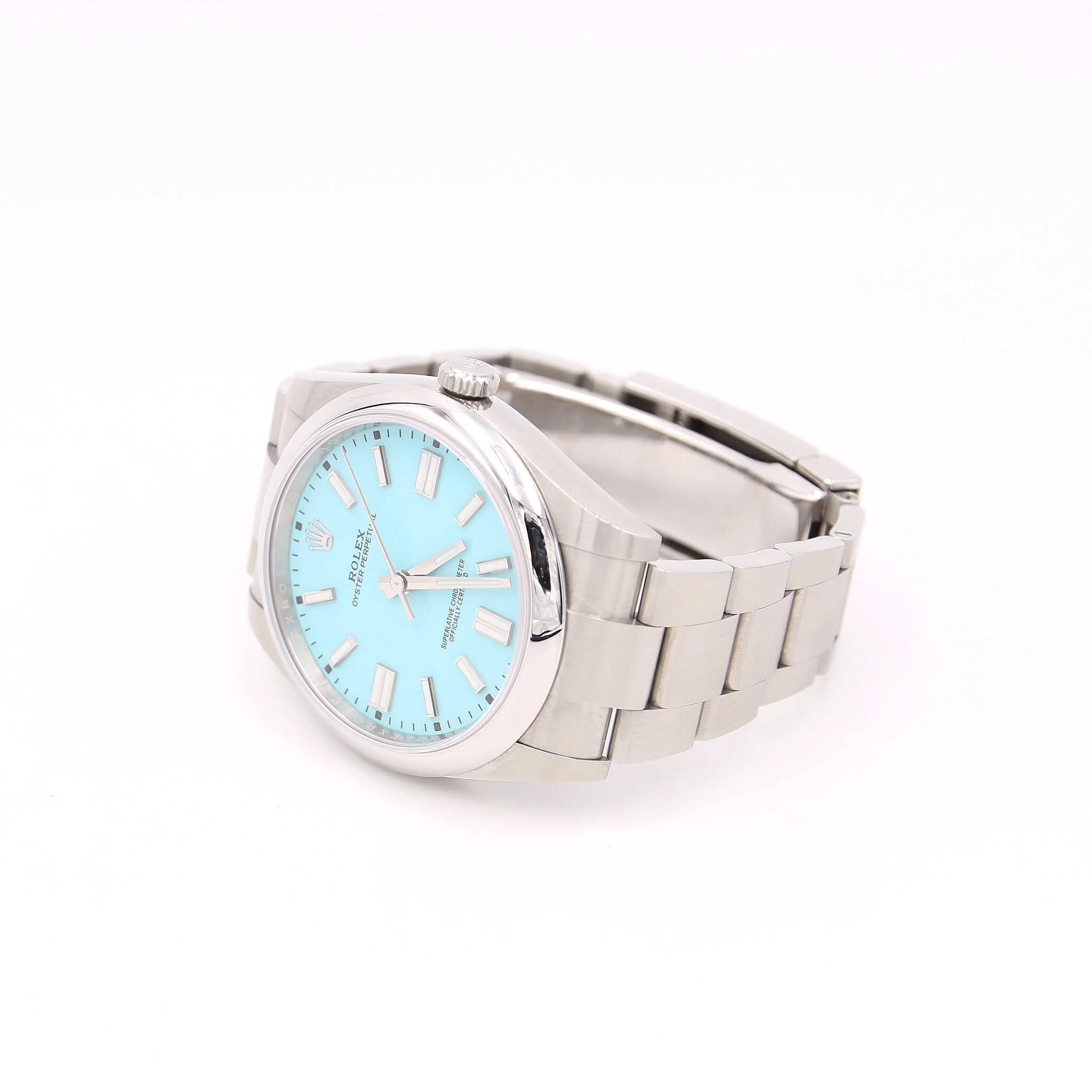 Rolex Oyster Perpetual 41mm ref. 124300 Tiffany Dial - Full Set - Image 4