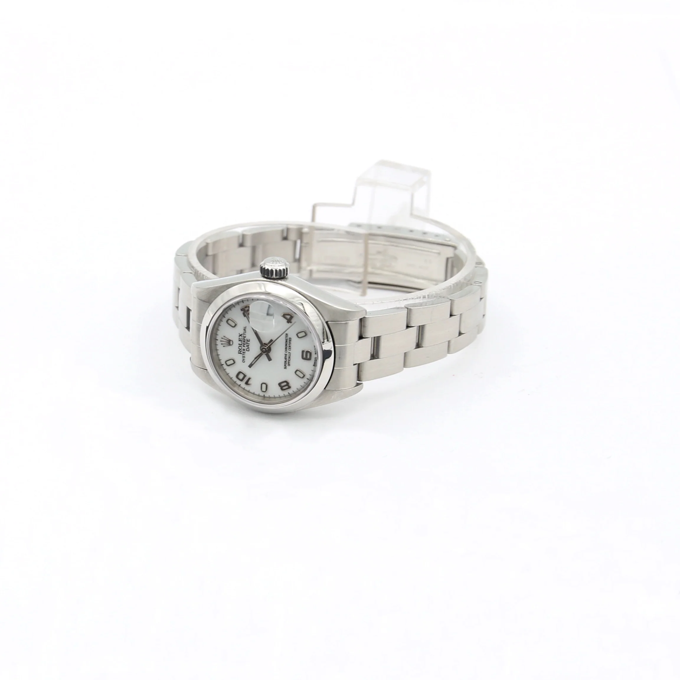 Rolex Oyster Perpetual Date Lady 26mm ref. 79160 White dial - Image 2