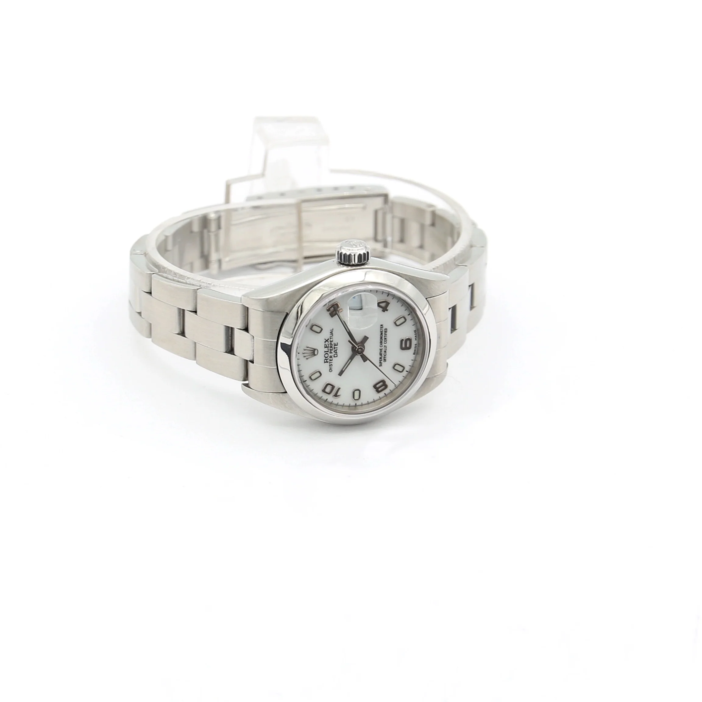 Rolex Oyster Perpetual Date Lady 26mm ref. 79160 White dial - Image 3