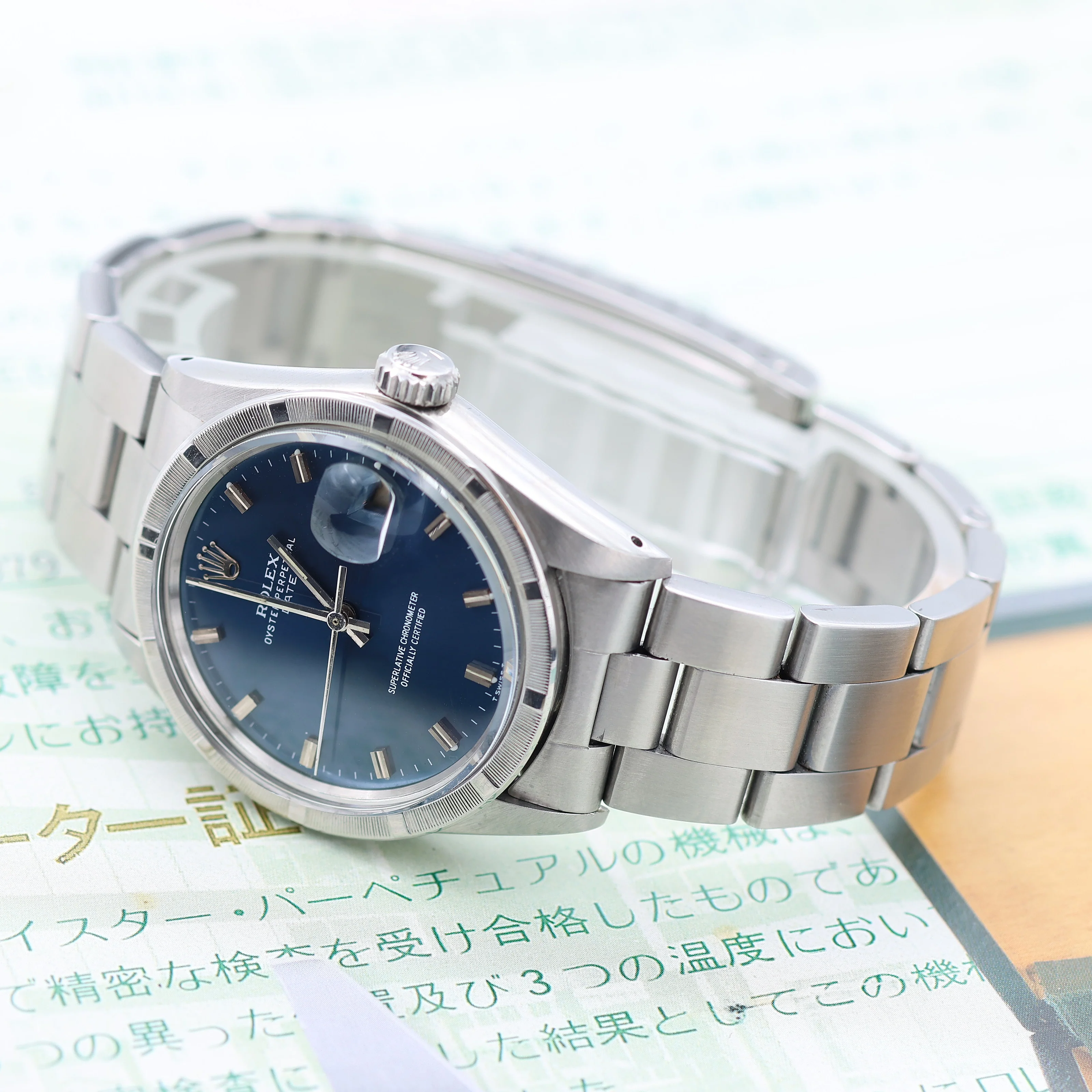 Rolex Oyster Perpetual Date ref. 1501 - Blue Dial (V III) - Oyster - Image 5