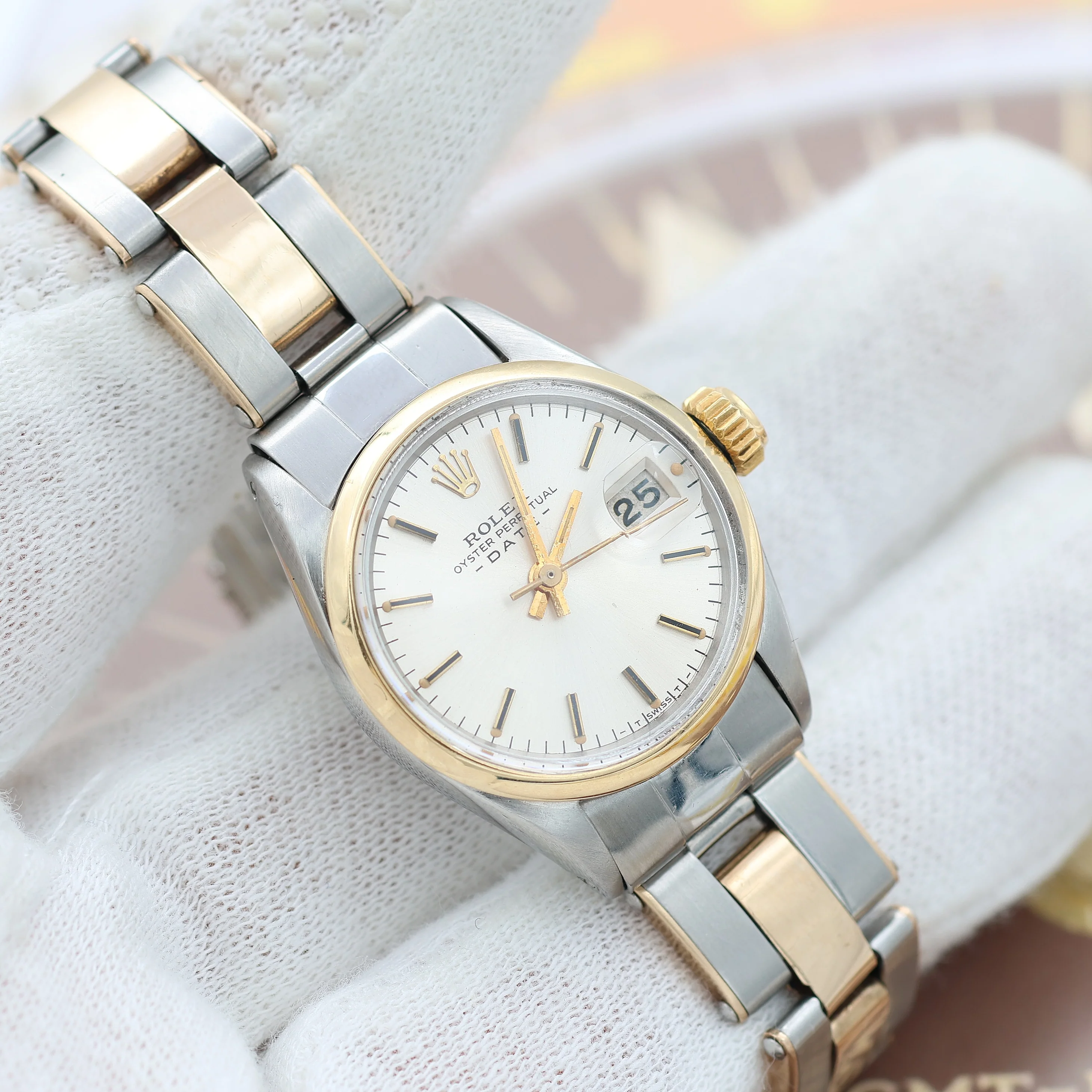 Rolex Oyster Perpetual Lady Datejust ref. 6516 Silver Dial - Oyster - Image 2