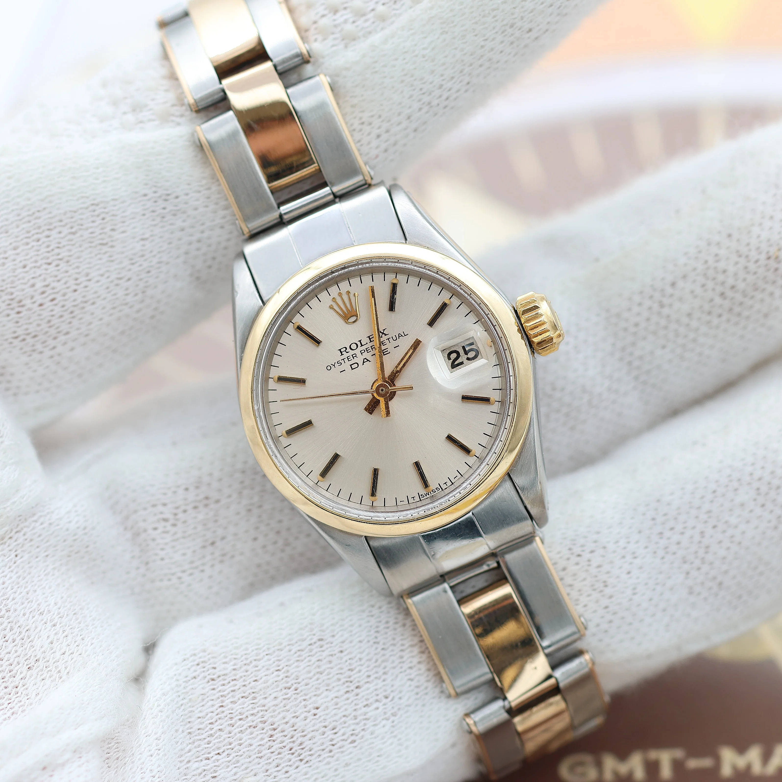 Rolex Oyster Perpetual Lady Datejust ref. 6516 Silver Dial - Oyster - Image 3