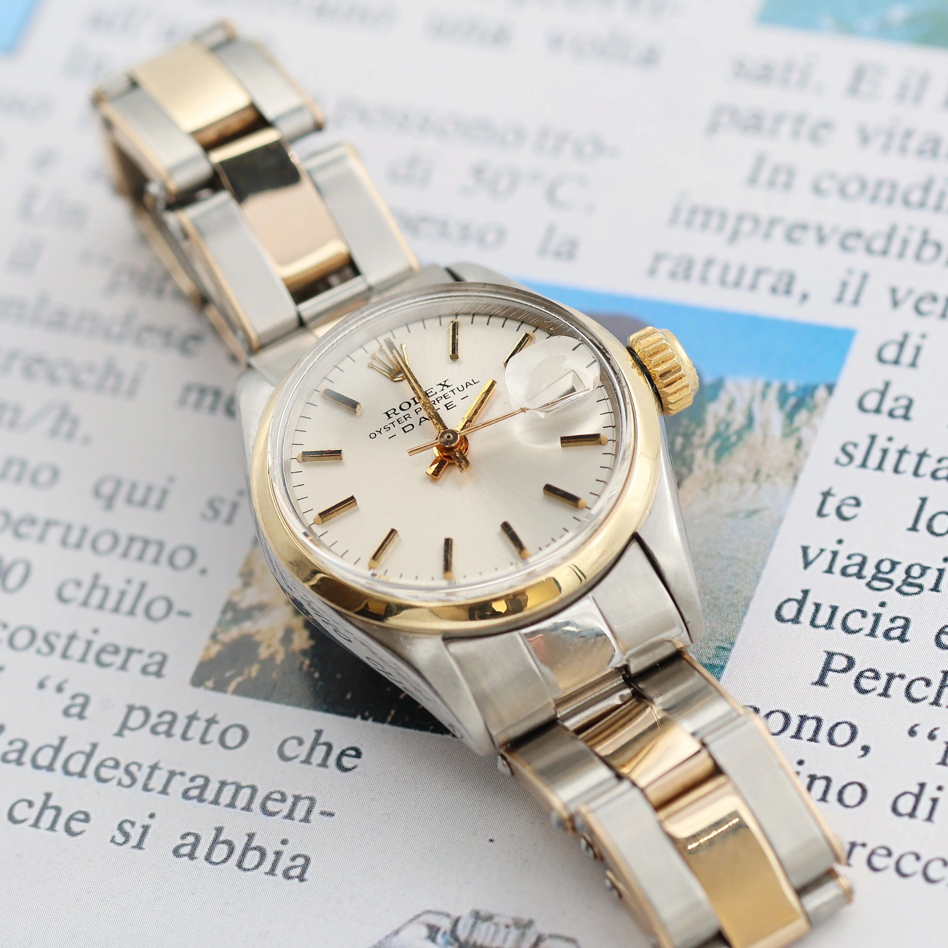 Rolex Oyster Perpetual Lady Datejust ref. 6516 Silver Dial - Oyster - Image 4