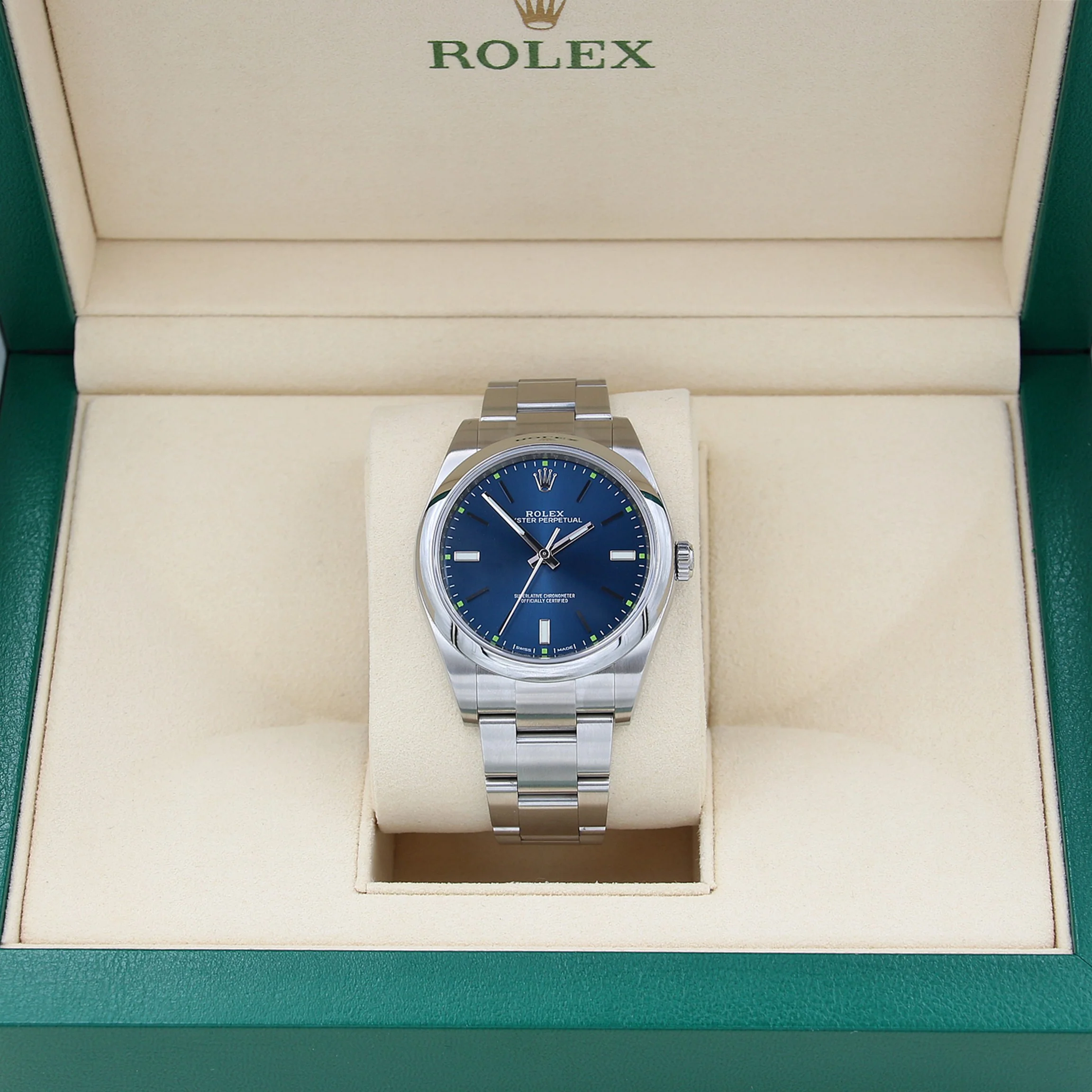 Rolex Oyster Perpetual ref. 114300 39mm - Blue Dial - with Warranty Rolex - Image 2
