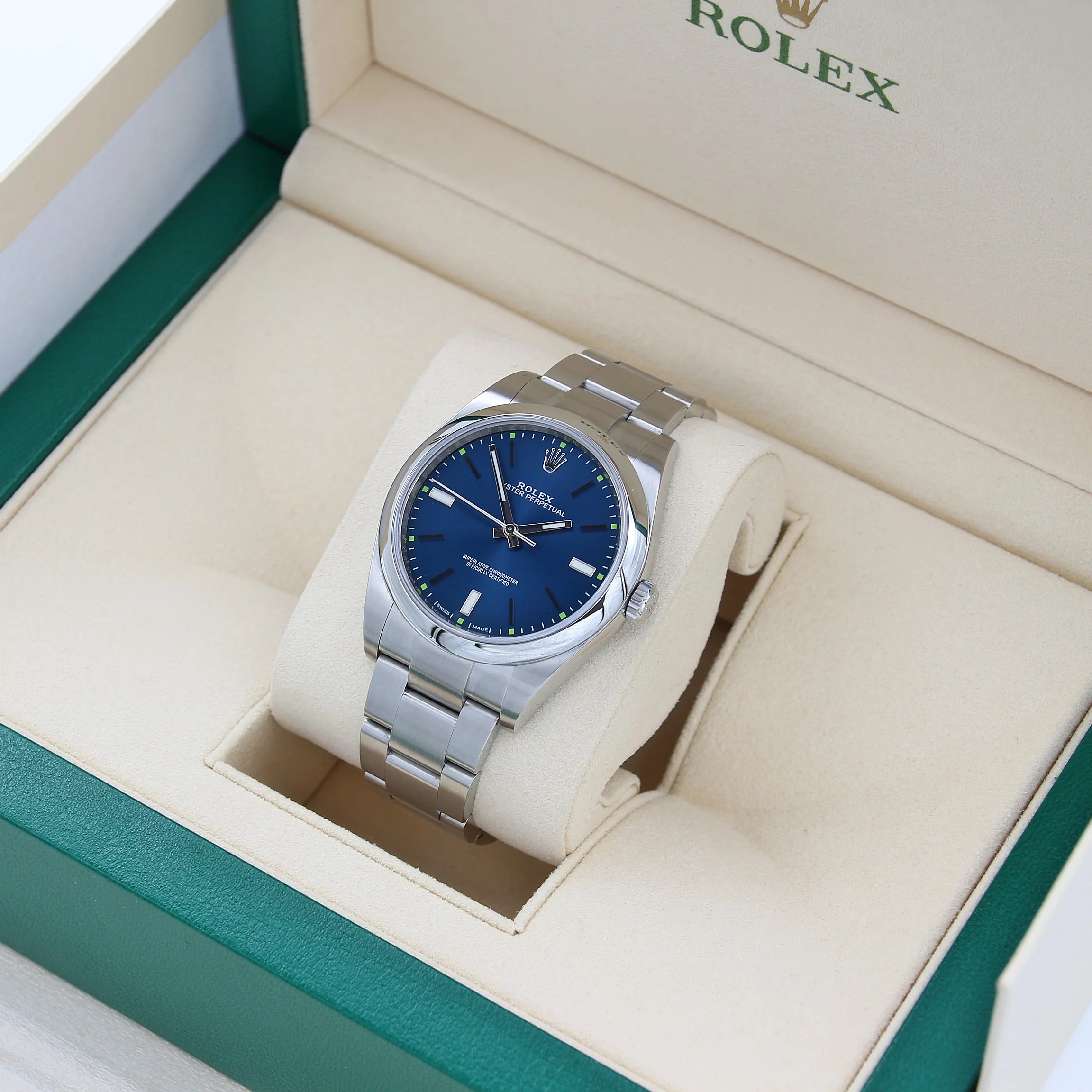 Rolex Oyster Perpetual ref. 114300 39mm - Blue Dial - with Warranty Rolex - Image 4