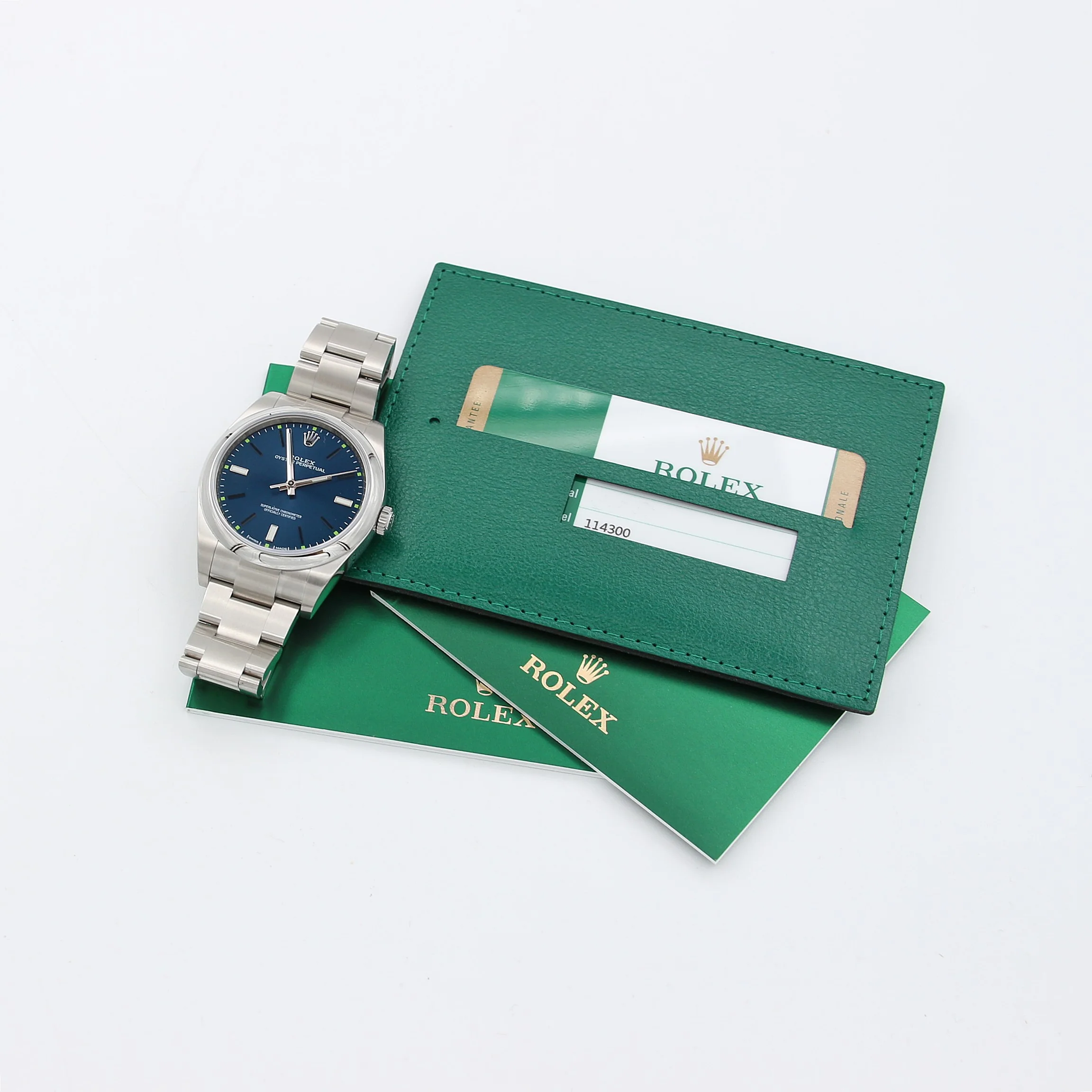 Rolex Oyster Perpetual ref. 114300 39mm - Blue Dial - with Warranty Rolex - Image 5