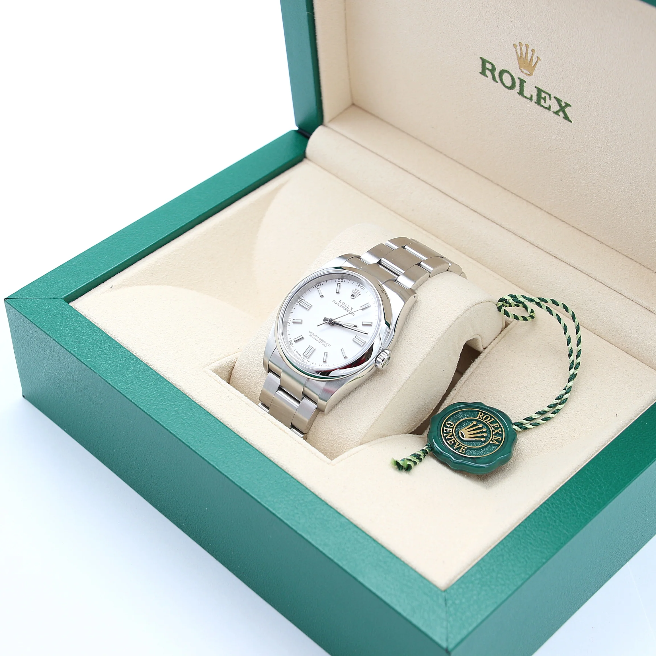 Rolex Oyster Perpetual ref. 116000 - White Dial - Full Set - Image 2