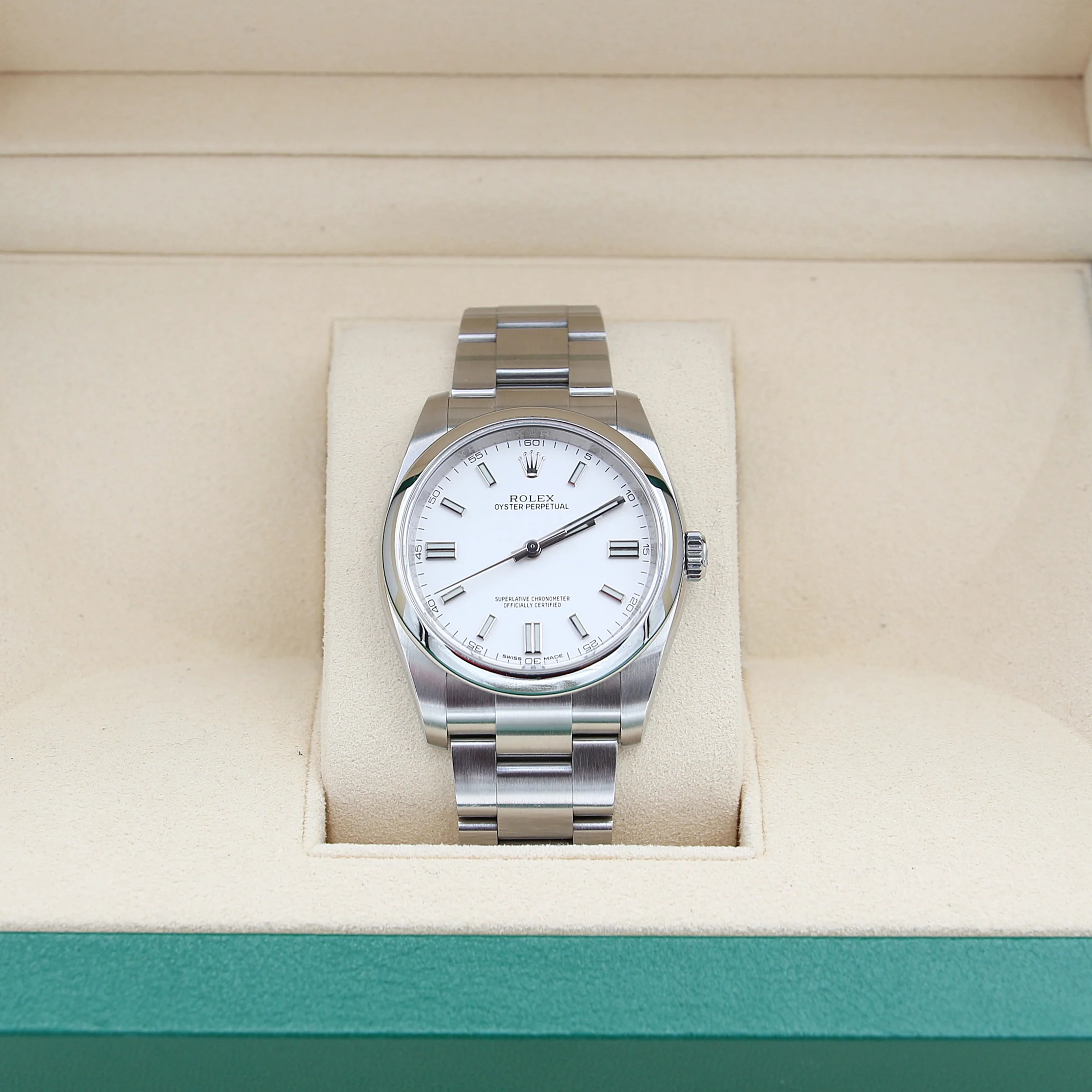 Rolex Oyster Perpetual ref. 116000 - White Dial - Full Set - Image 3
