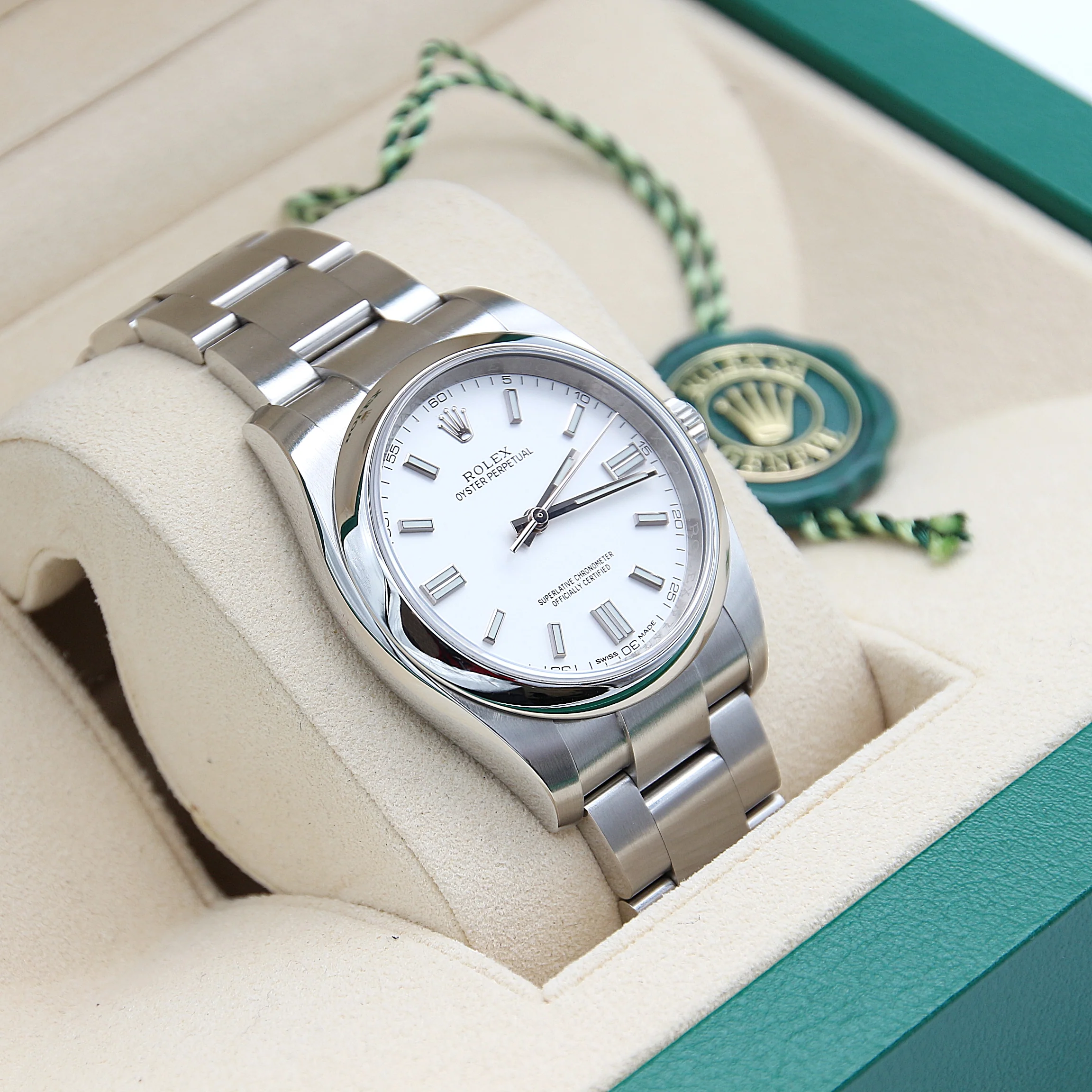 Rolex Oyster Perpetual ref. 116000 - White Dial - Full Set - Image 5