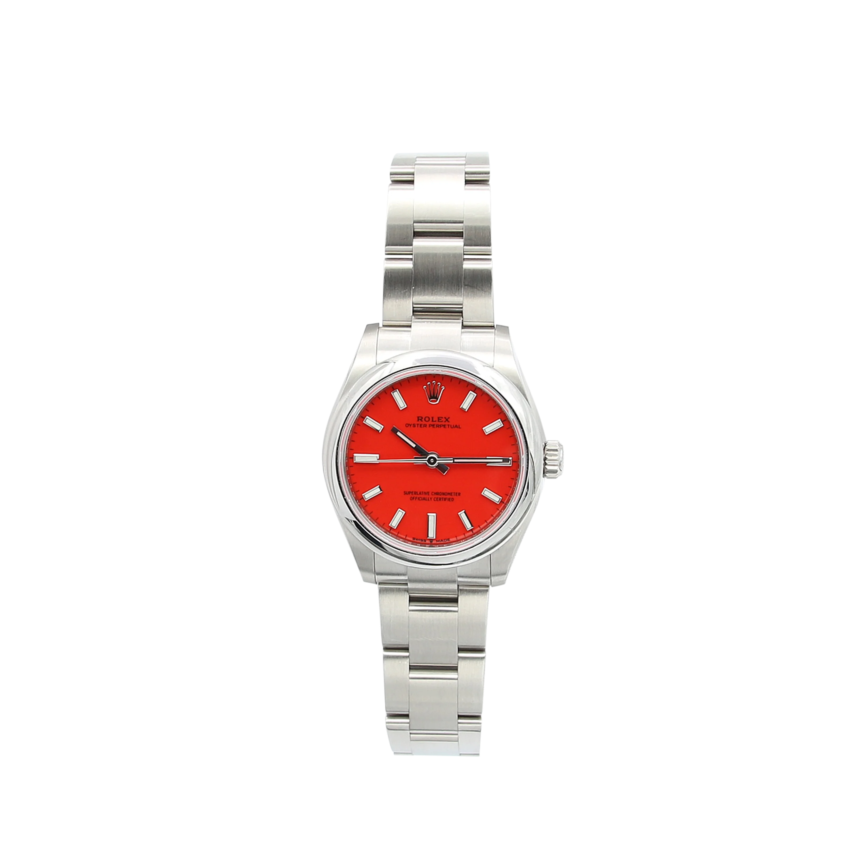 Rolex Oyster Perpetual ref. 277200 Coral Red Dial
