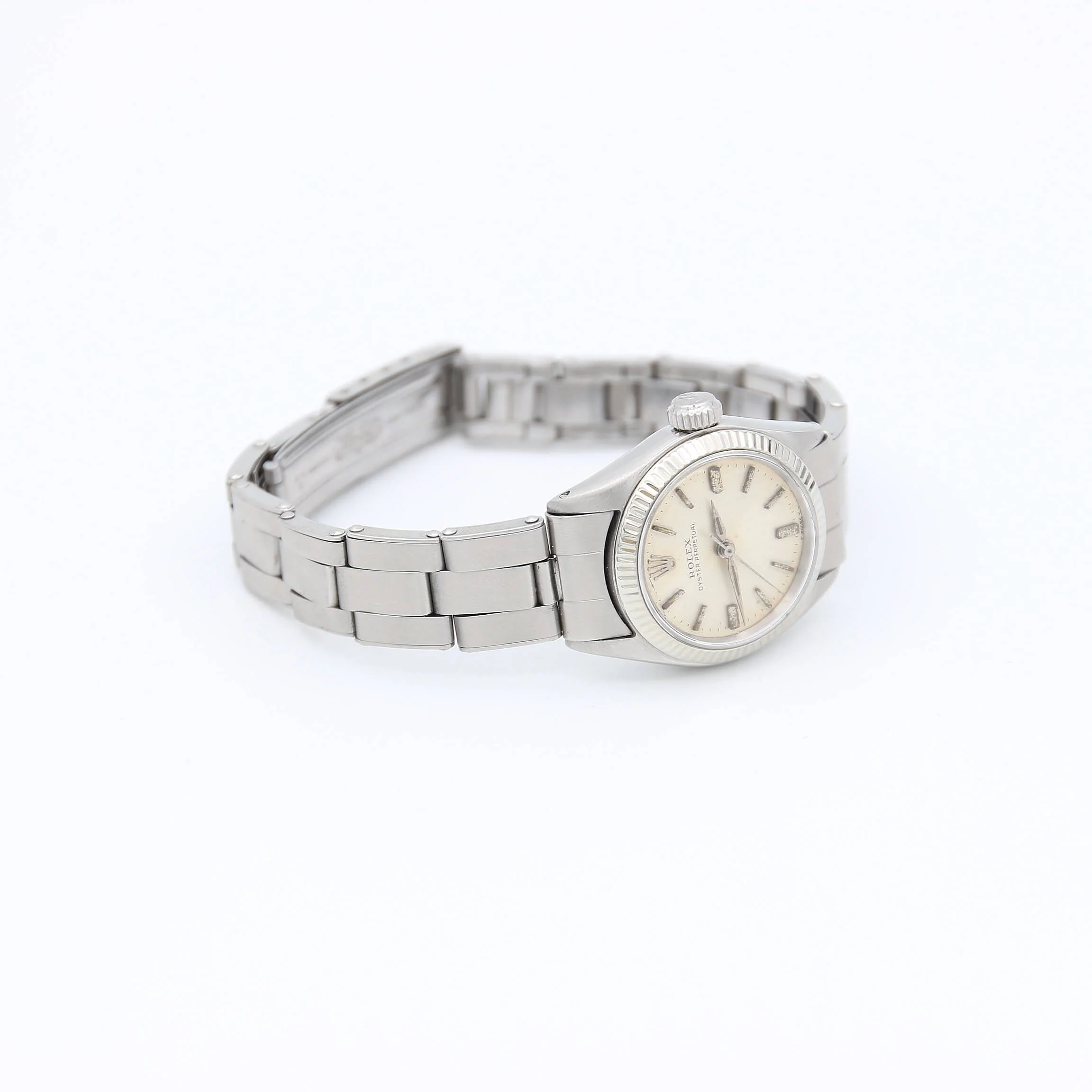 Rolex Oyster Perpetual ref. 6619 Silver Dial - Image 3