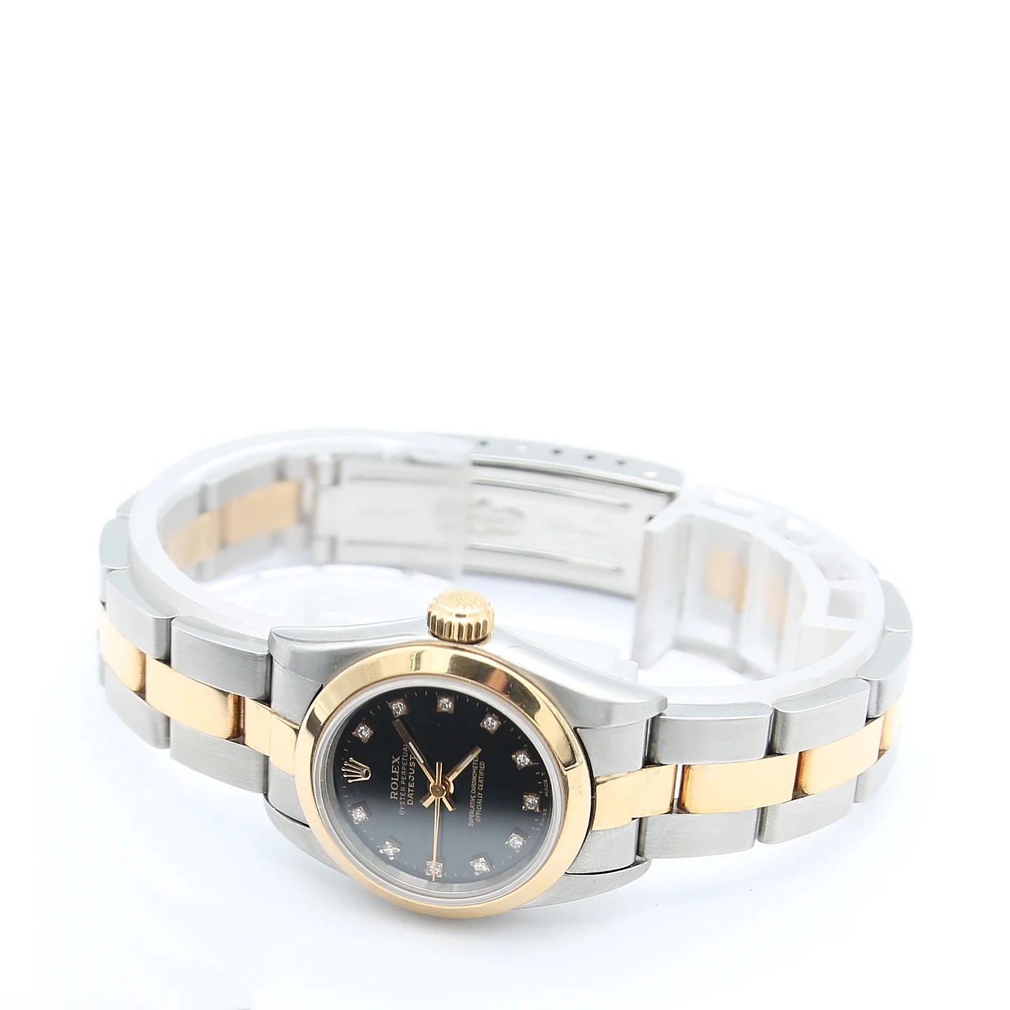 Rolex Oyster Perpetual ref. 67183 - Black Diamonds Dial - Image 6