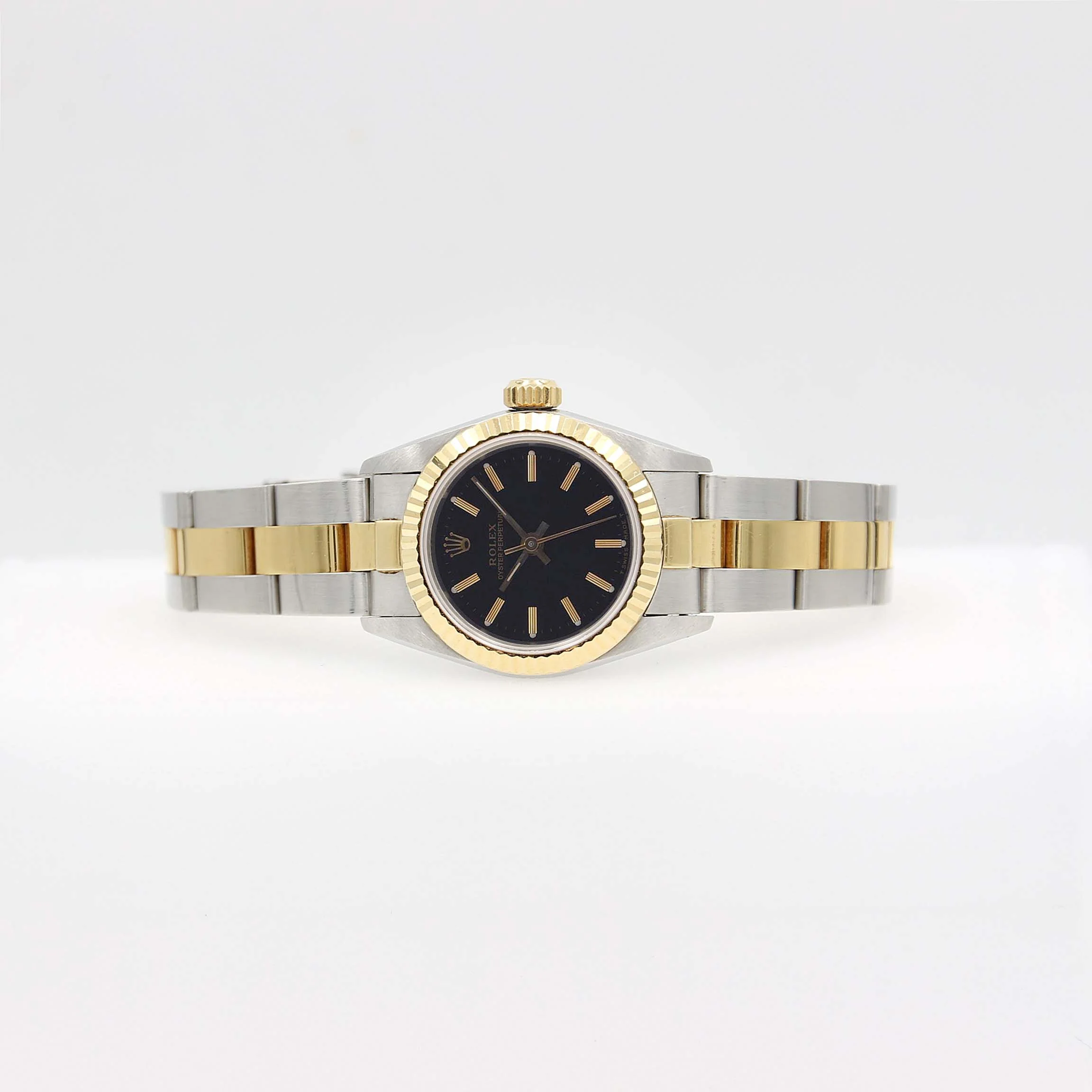 Rolex Oyster perpetual ref. 67193 Black dial Jubilee bracelet - Image 3