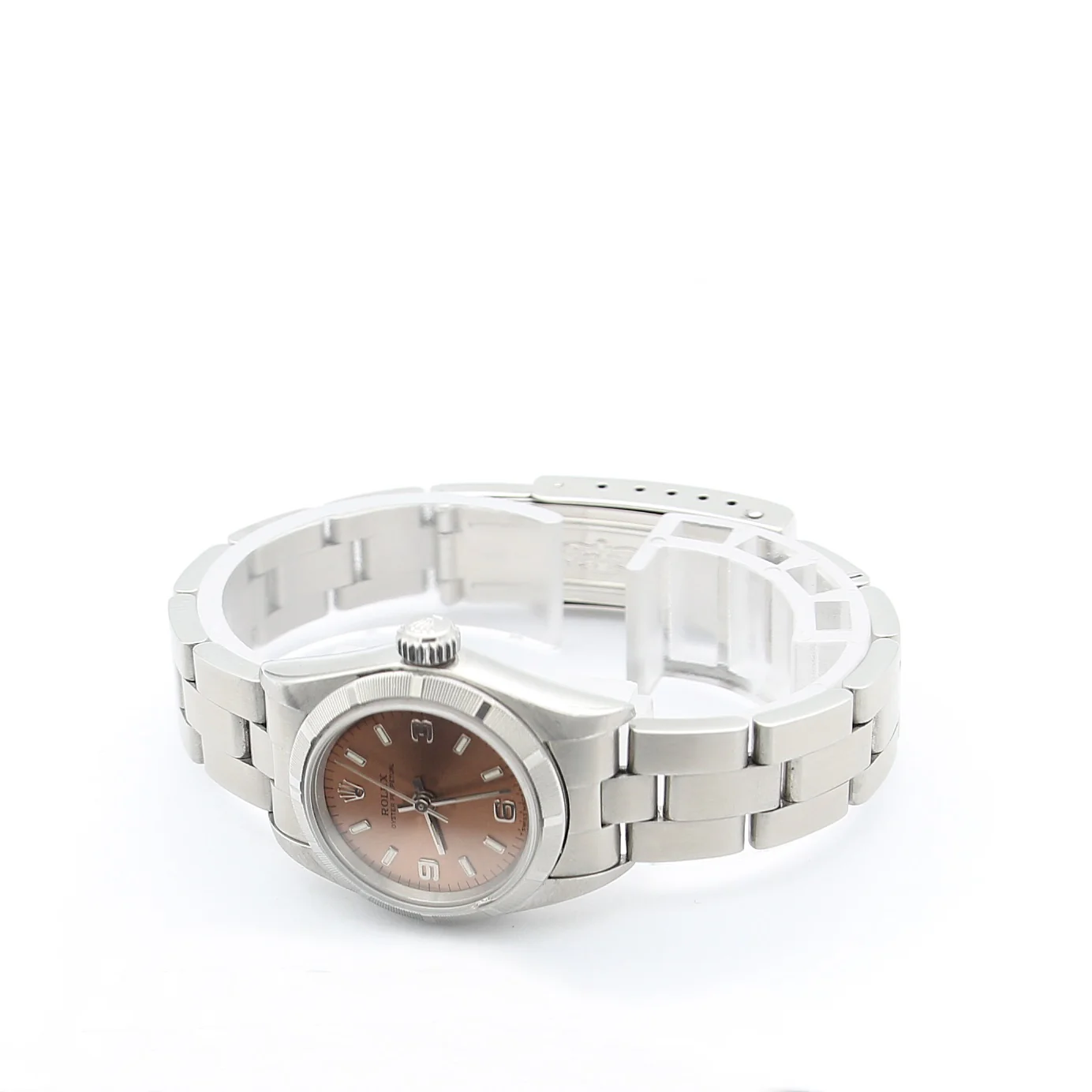 Rolex Oyster Perpetual ref. 67230 - Salmon 3-6-9 Dial - Image 4