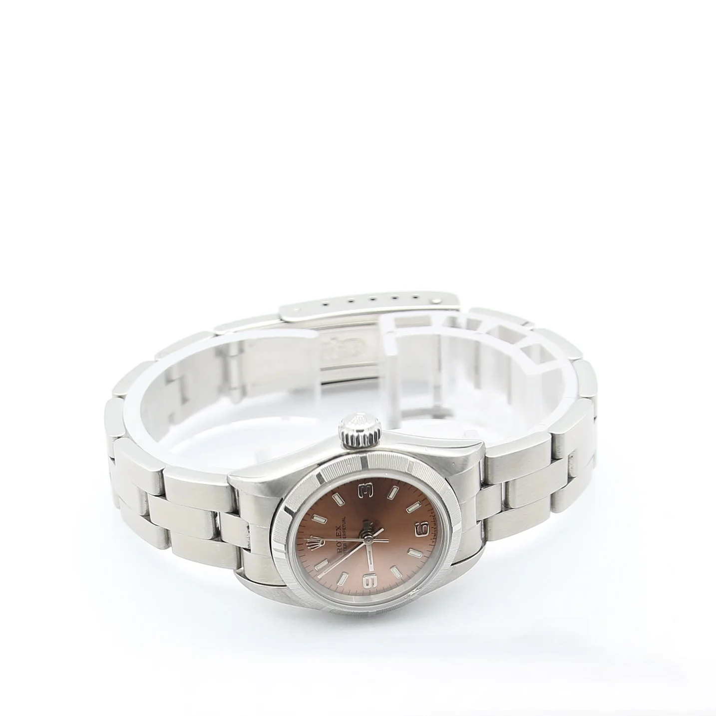 Rolex Oyster Perpetual ref. 67230 - Salmon 3-6-9 Dial - Image 5