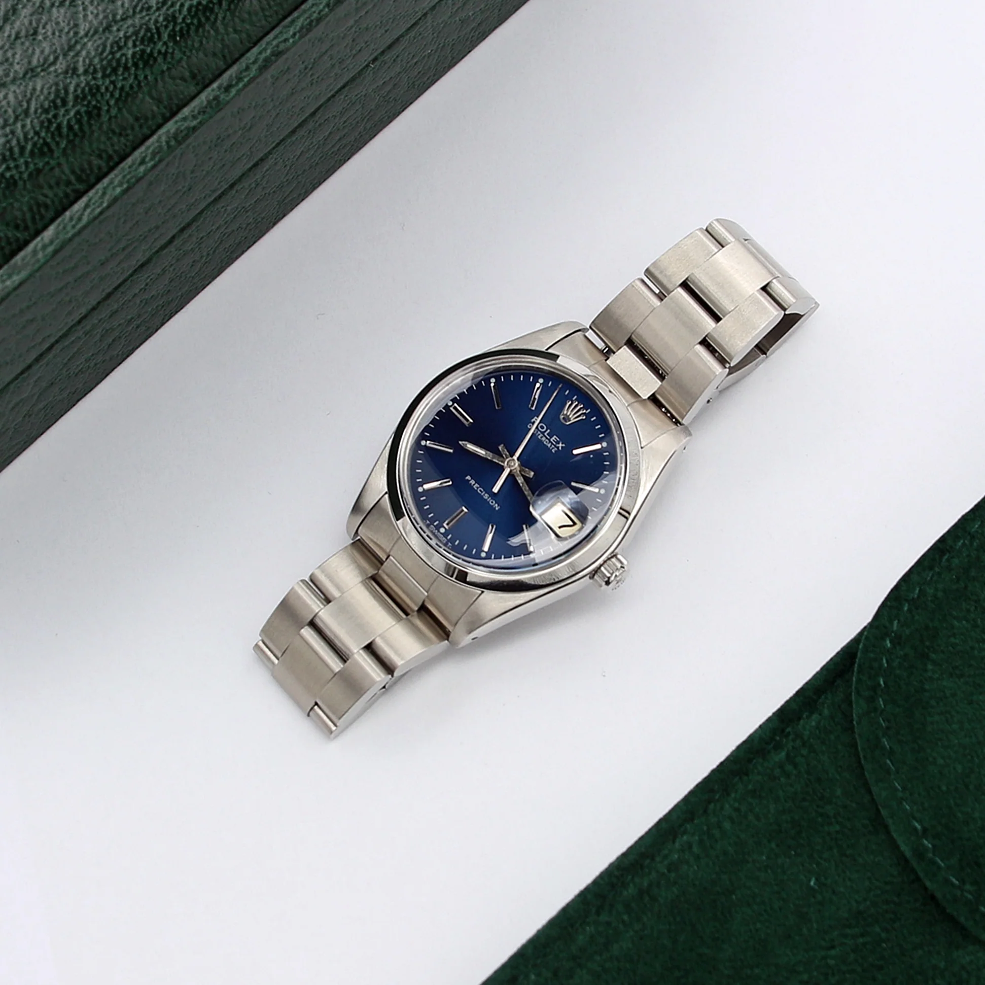 Rolex Oyster Precision Date Ref. 6694 - Blue Dial - Oyster Bracelet - Image 2