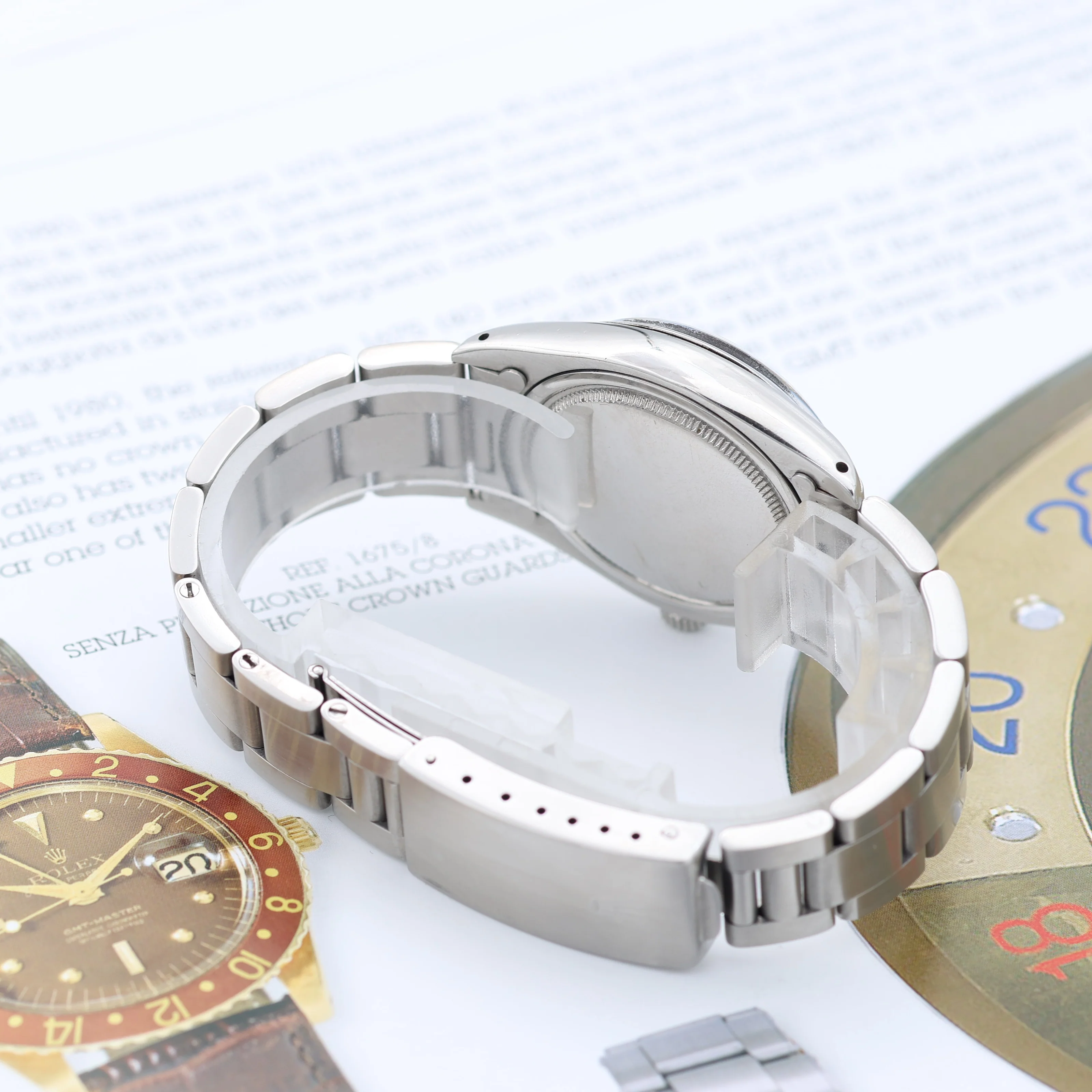Rolex Precision Date ref. 6694 Black Dial (Golden Indexes) - Oyster Bracelet - Image 5