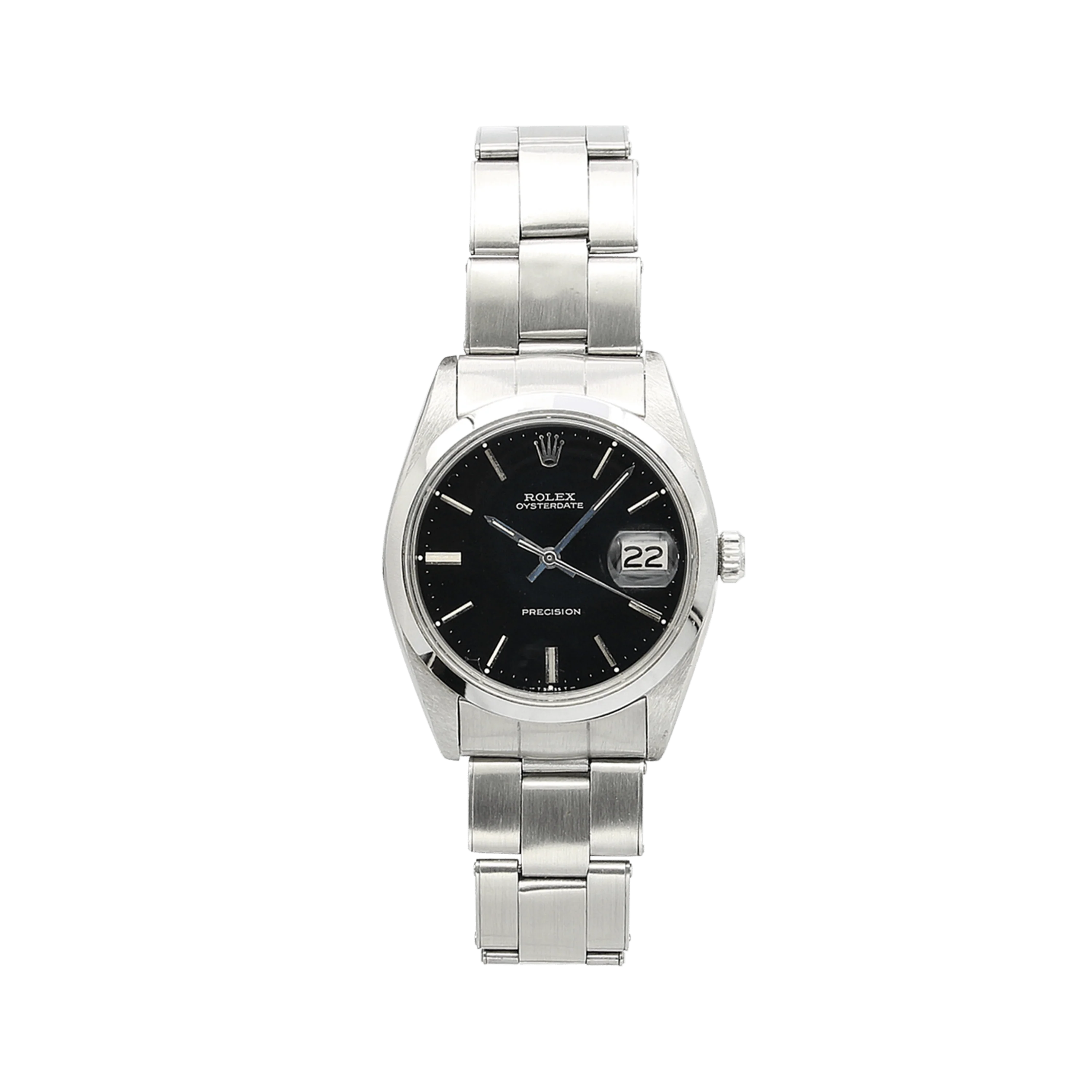 Rolex Precision Date ref. 6694 Black Dial Rivet bracelet