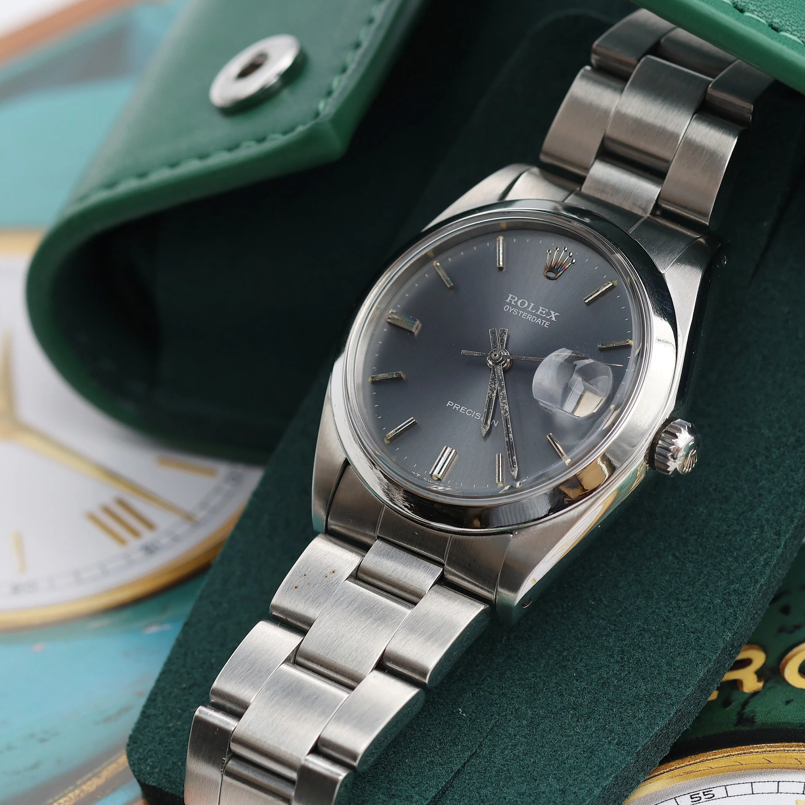 Rolex Precision Date ref. 6694 Grey Dial - Oyster Bracelet - Image 3