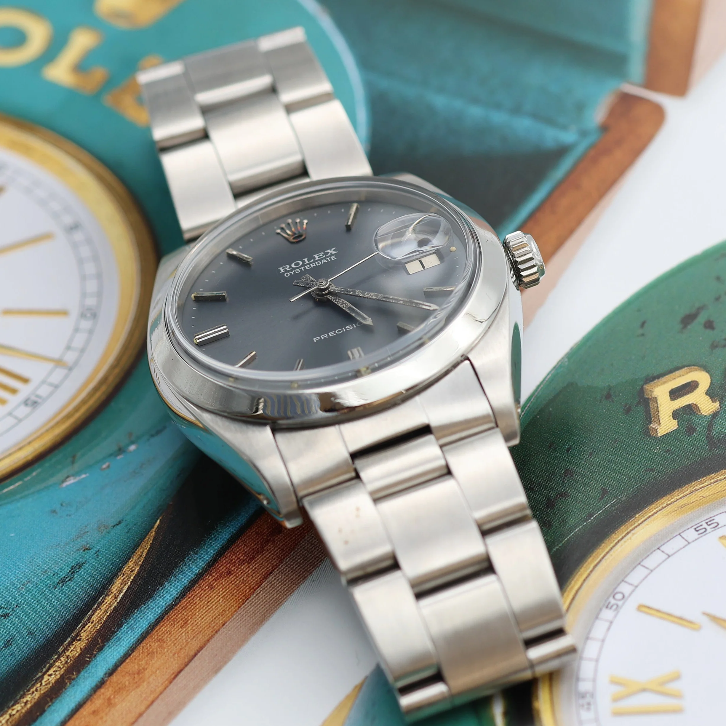Rolex Precision Date ref. 6694 Grey Dial - Oyster Bracelet - Image 4