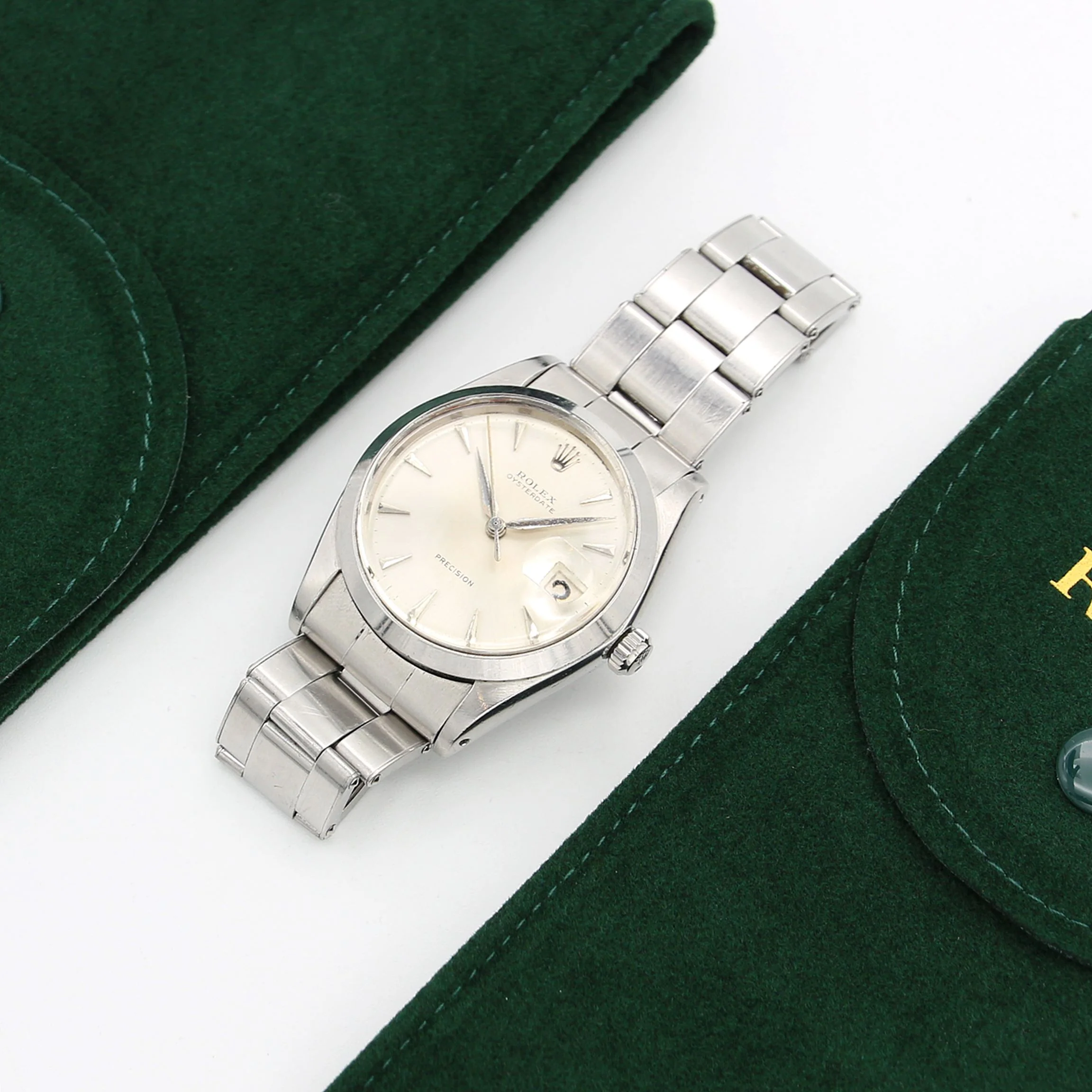 Rolex Precision Date ref. 6694 - Silver Dial - Oyster bracelet (v1) - Image 2