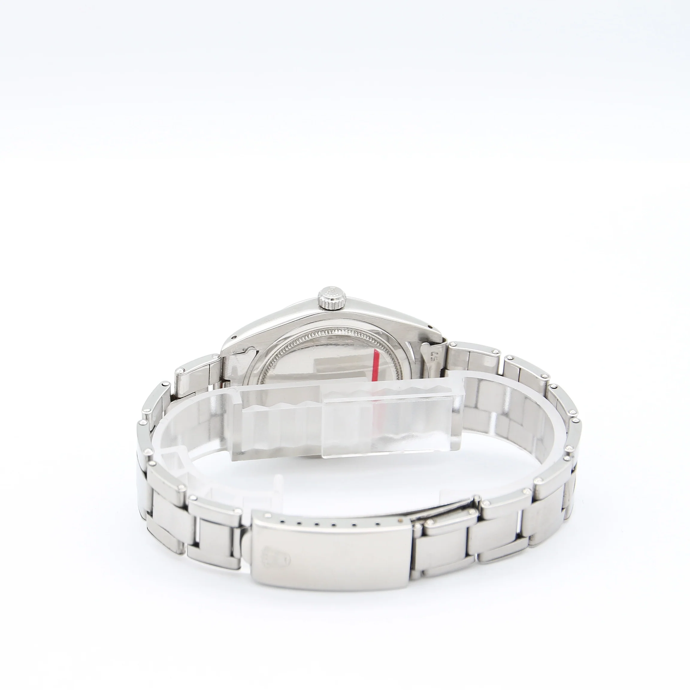 Rolex Precision ref. 6694 - Silver Dial with Golden Indexes - Oyster Rivet Bracelet - Image 6