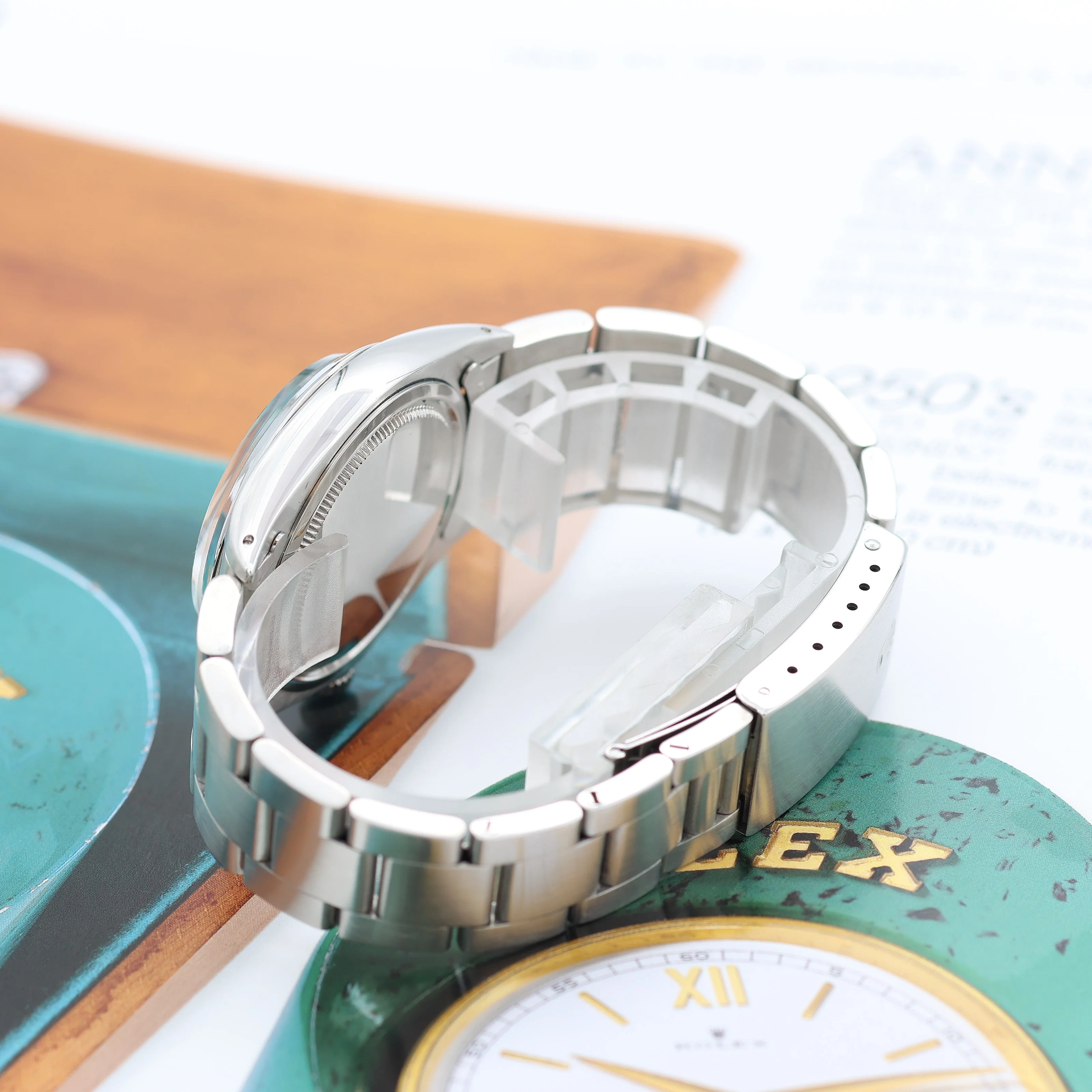 Rolex Precision ref. 6694 - Silver Linen Dial - Oyster Bracelet - Image 9