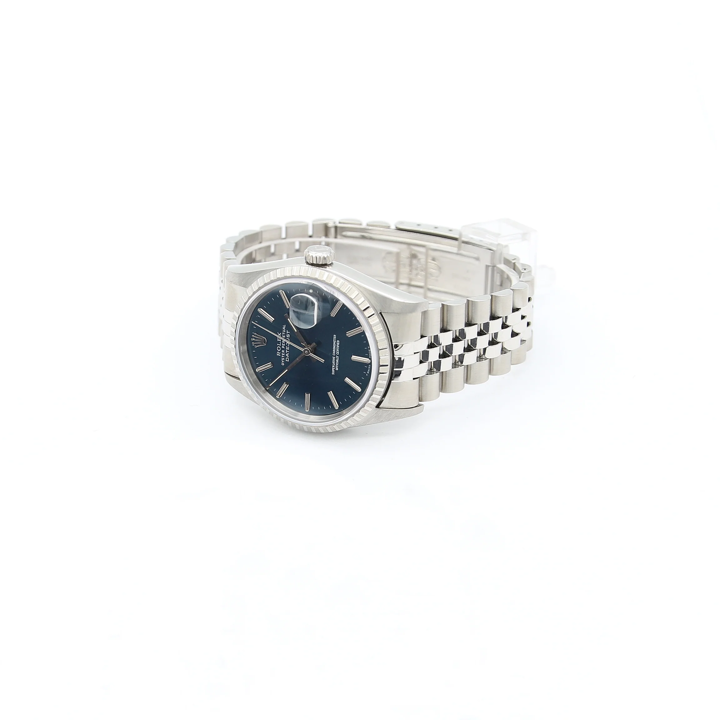 Rolex ref. 16220 Blue Dial Jubilee Bracelet - Image 3