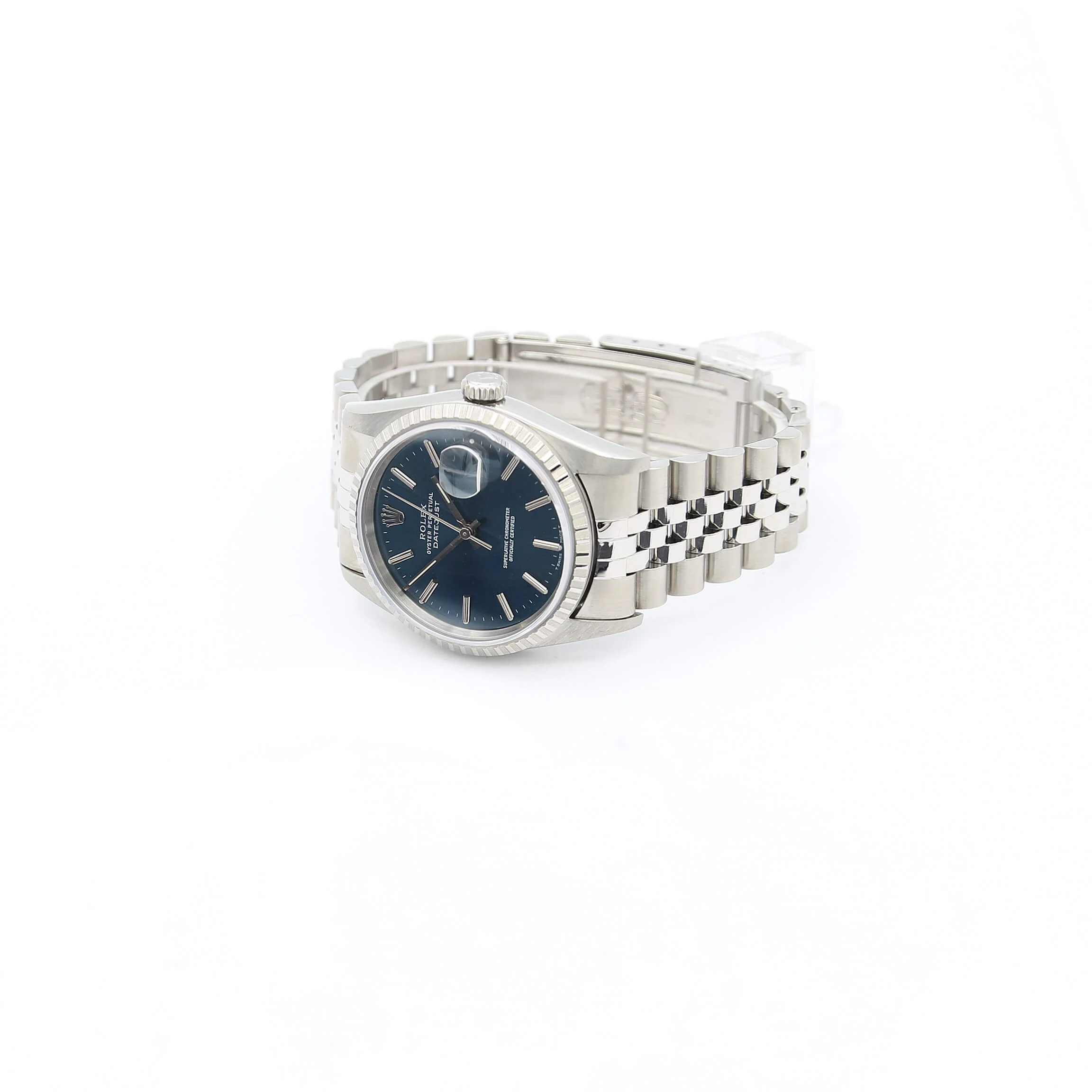Rolex ref. 16220 Blue Dial Jubilee Bracelet - Image 5