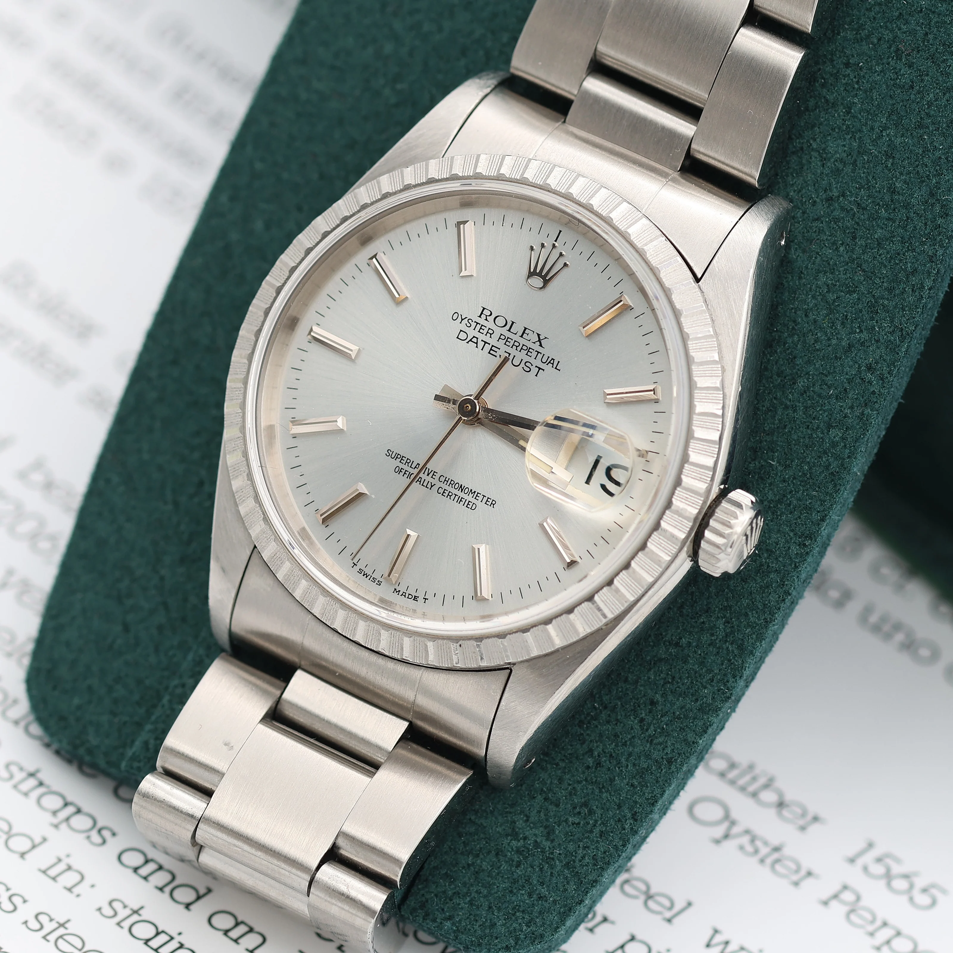 Rolex ref. 16220 Silver Dial - Oyster Bracelet