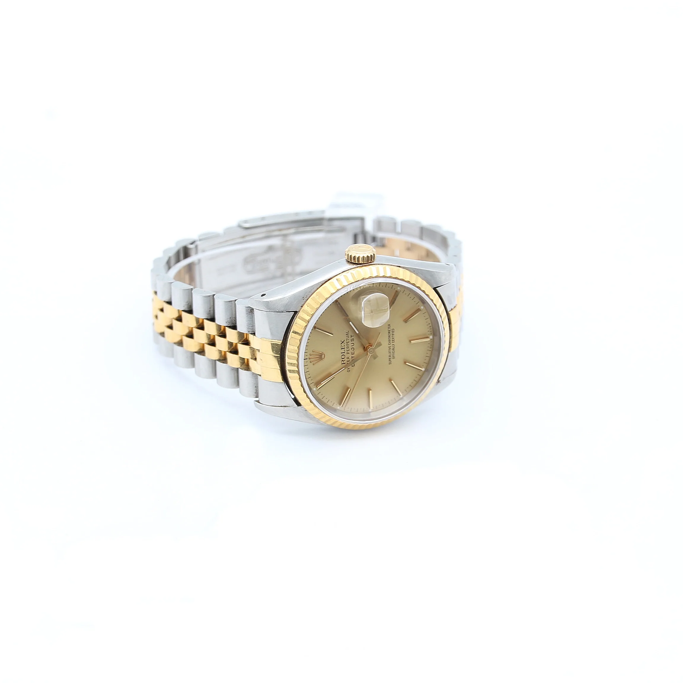 Rolex Datejust 36 ref. 16233 Champagne dial - Jubilee Bracelet - Full Set - Image 4