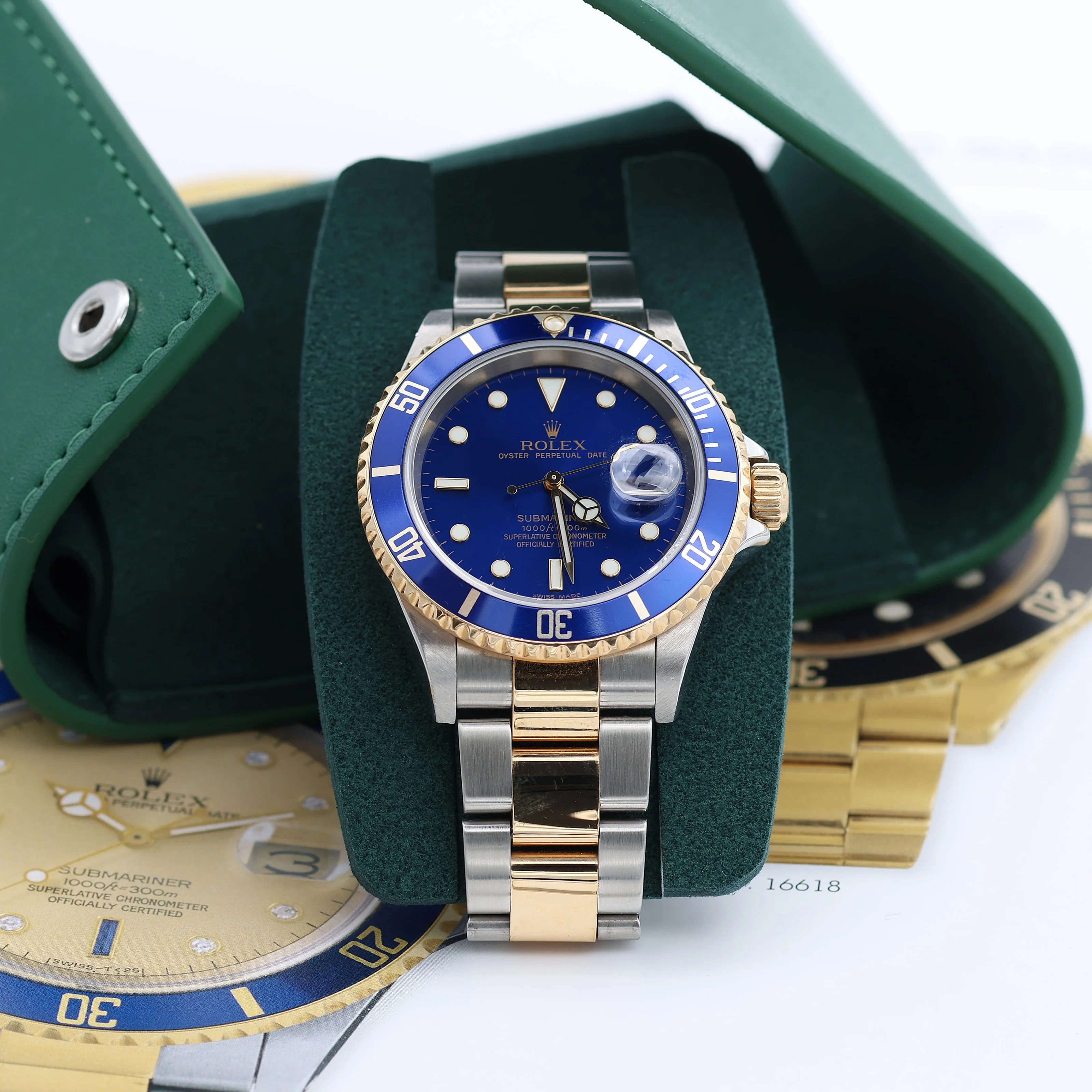 Rolex Submariner Date ref. 16613LB Steel/Gold - Full Set - Image 2