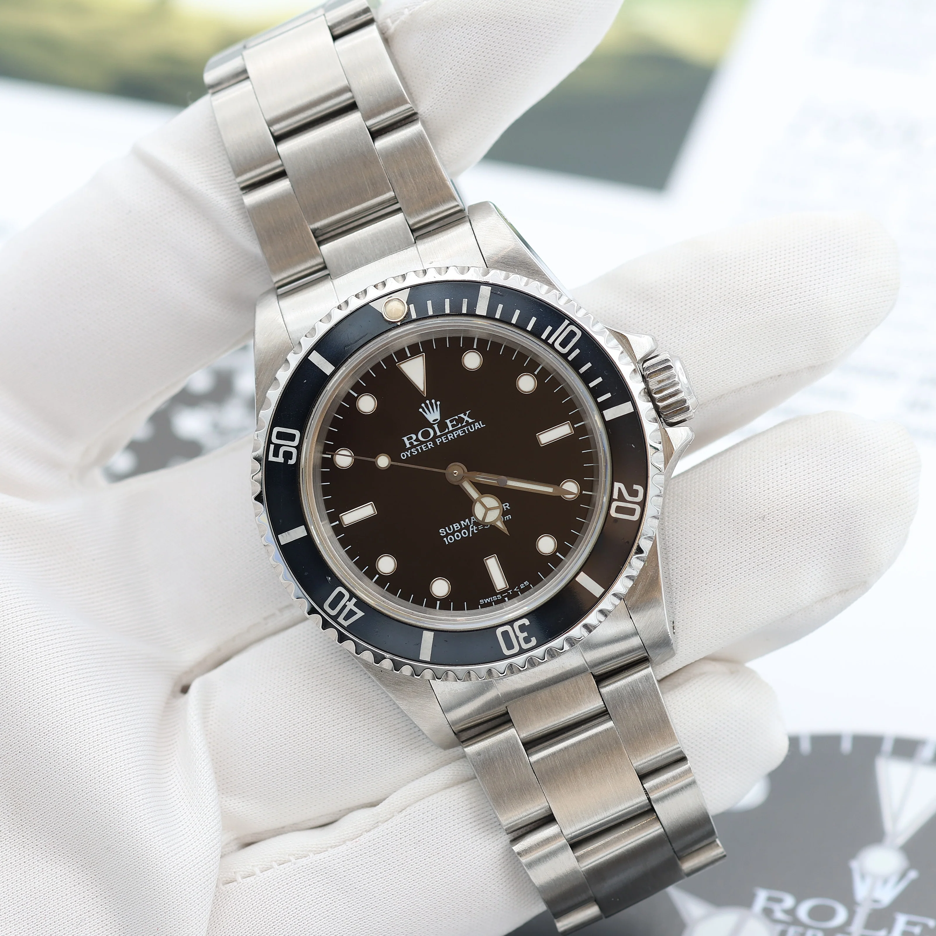 Rolex Submariner No Data 14060 - Image 4