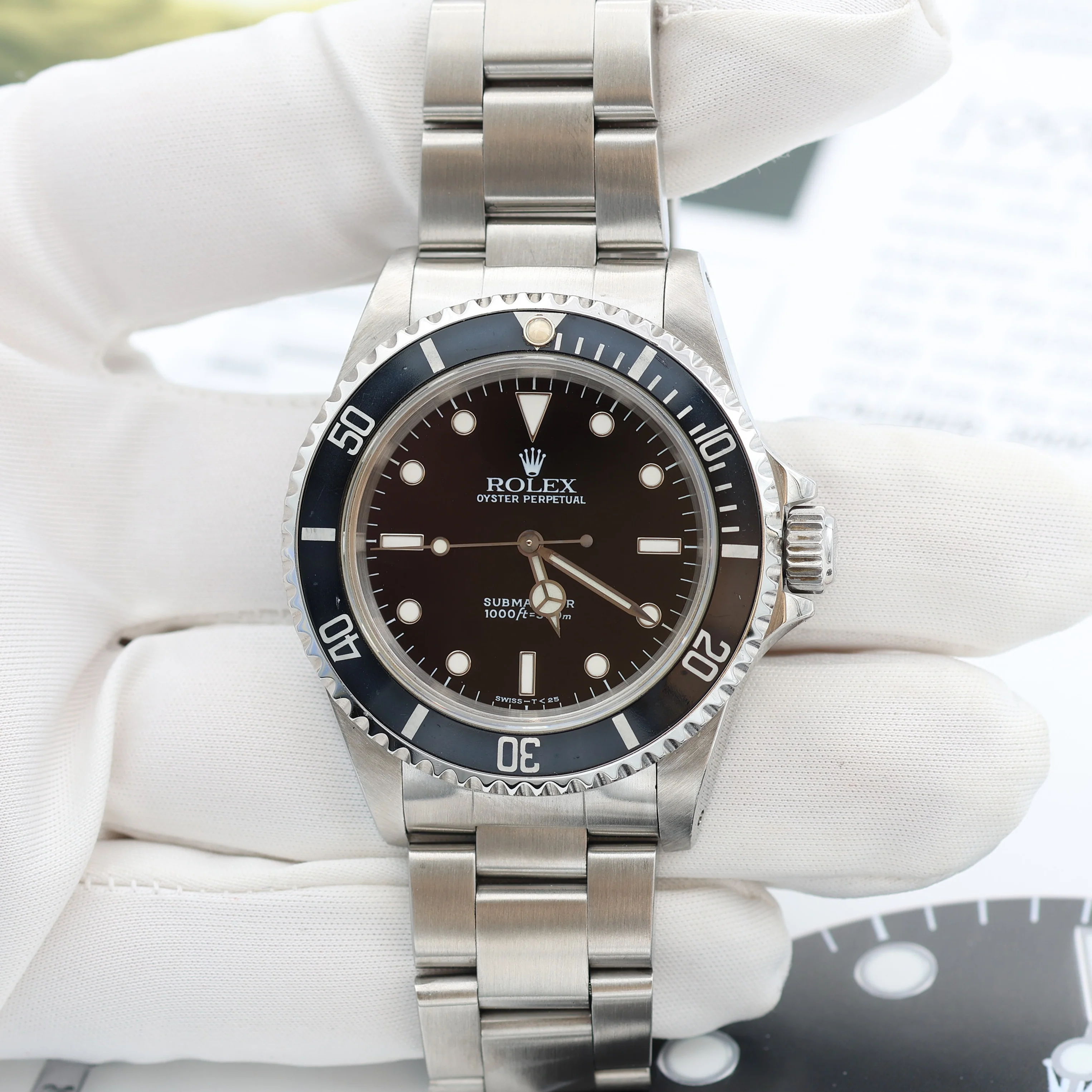 Rolex Submariner No Data 14060 - Image 5