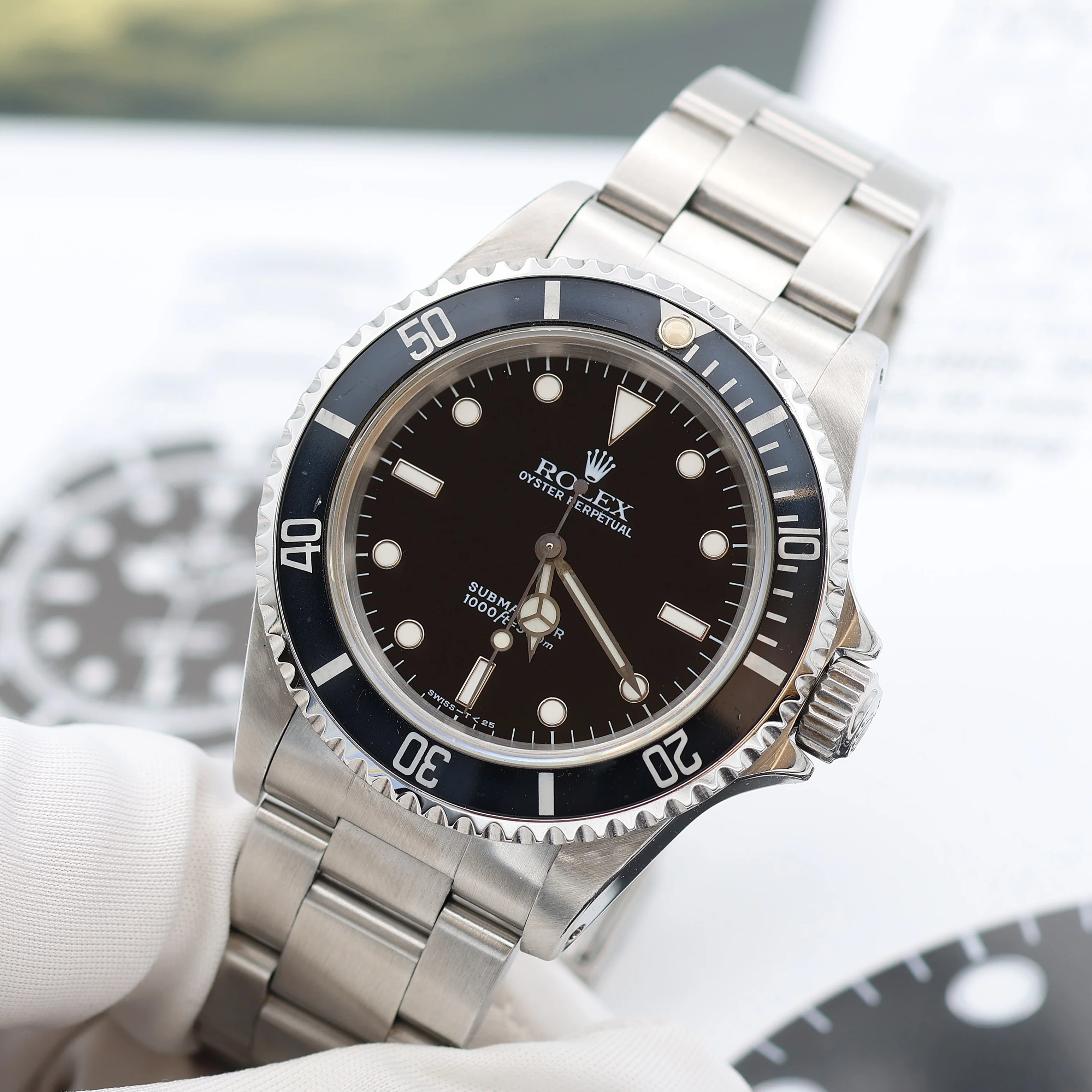 Rolex Submariner No Data 14060 - Image 6