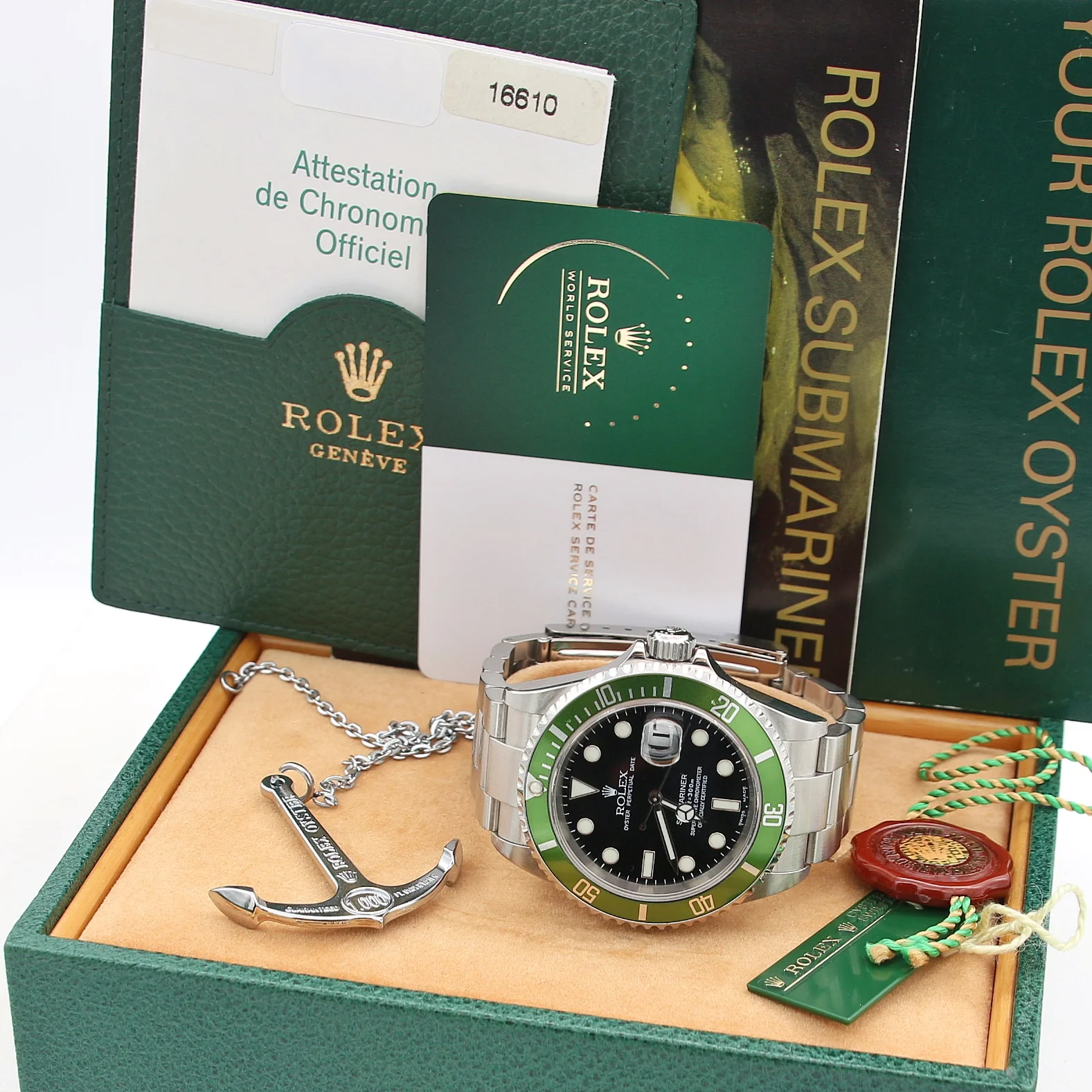 Rolex Submariner 16610LV Fat Four - Full Set (+ service papers Rolex) - Image 5