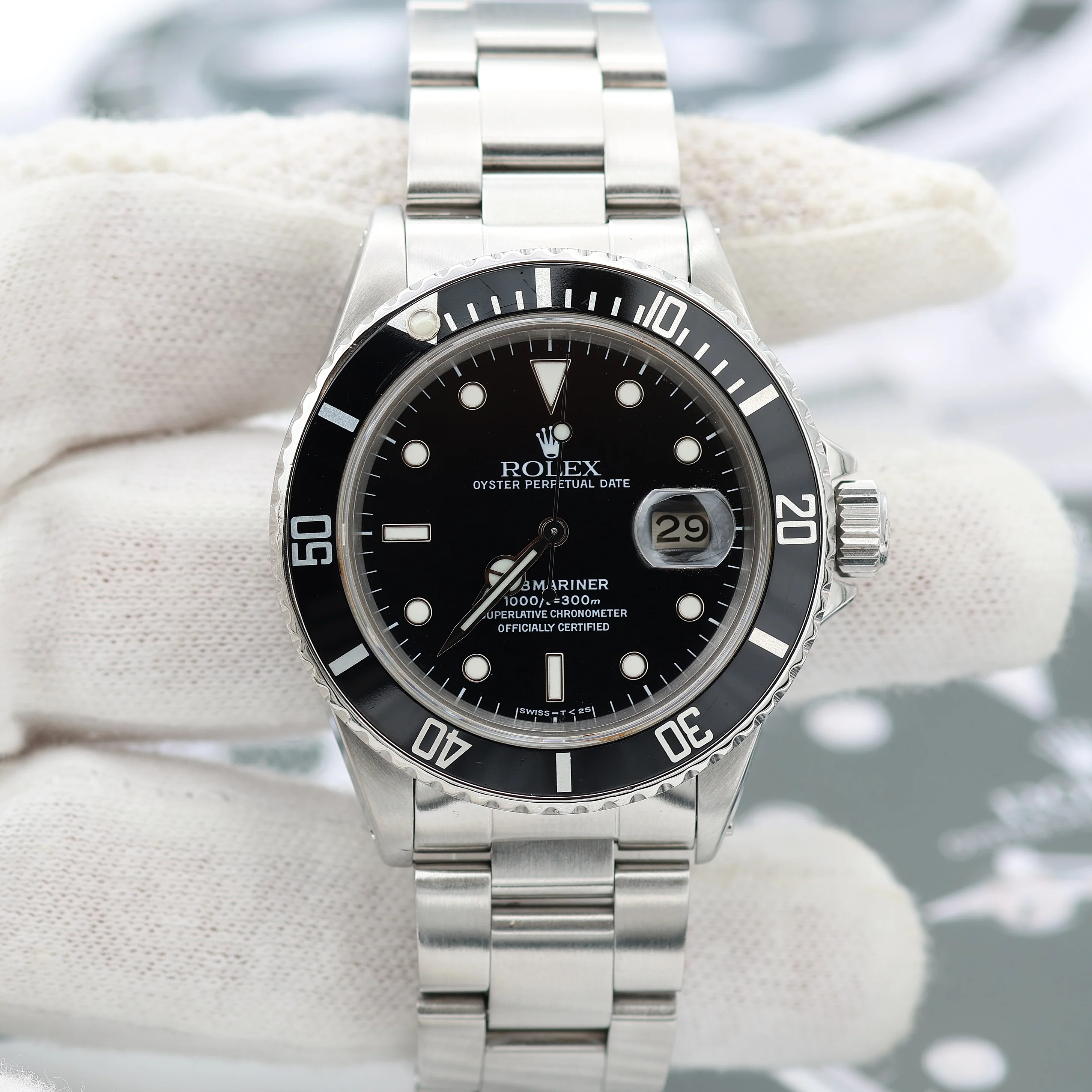 Rolex Submariner ref. 16800 - Oyster Bracelet - Rolex Service Card - Image 5