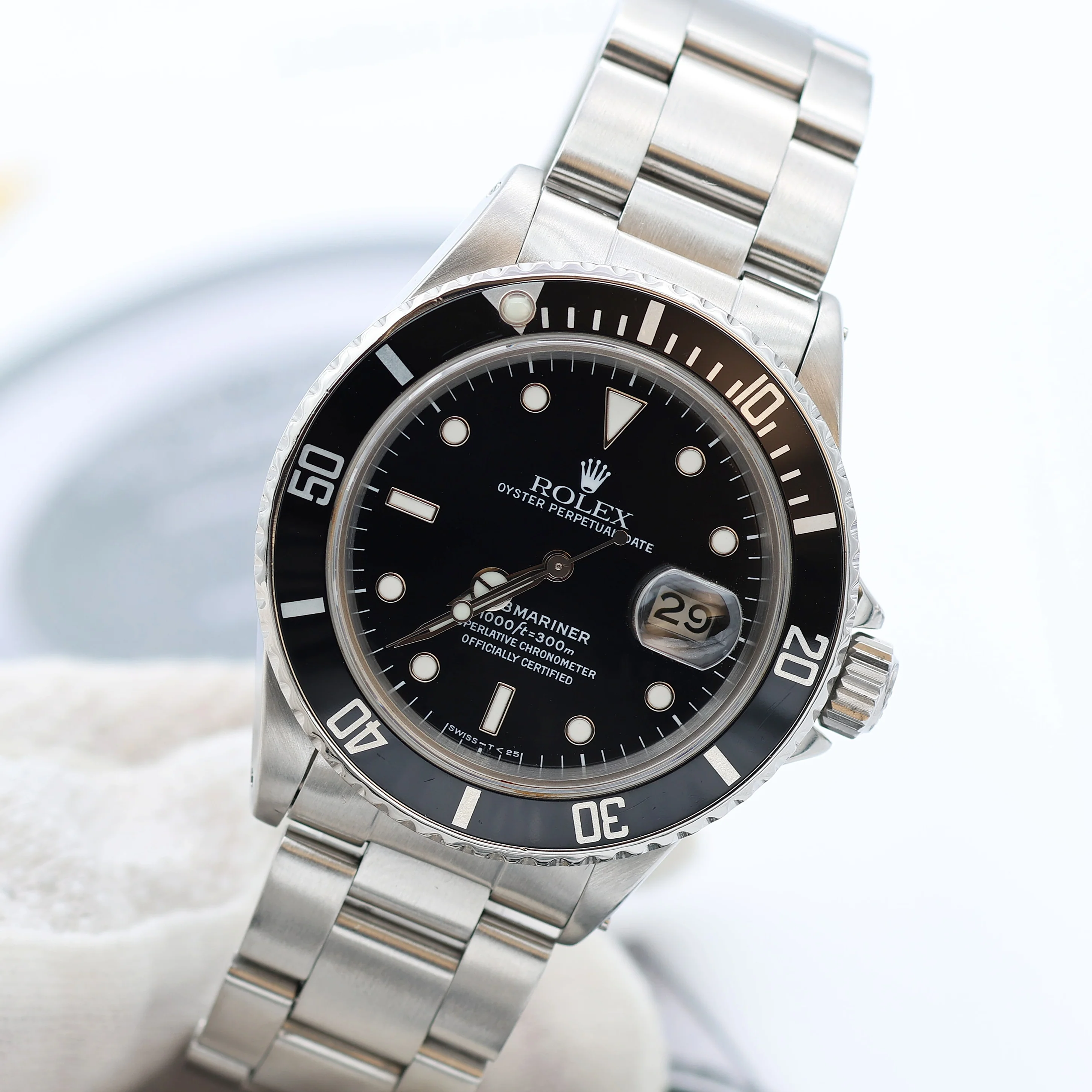 Rolex Submariner ref. 16800 - Oyster Bracelet - Rolex Service Card - Image 7