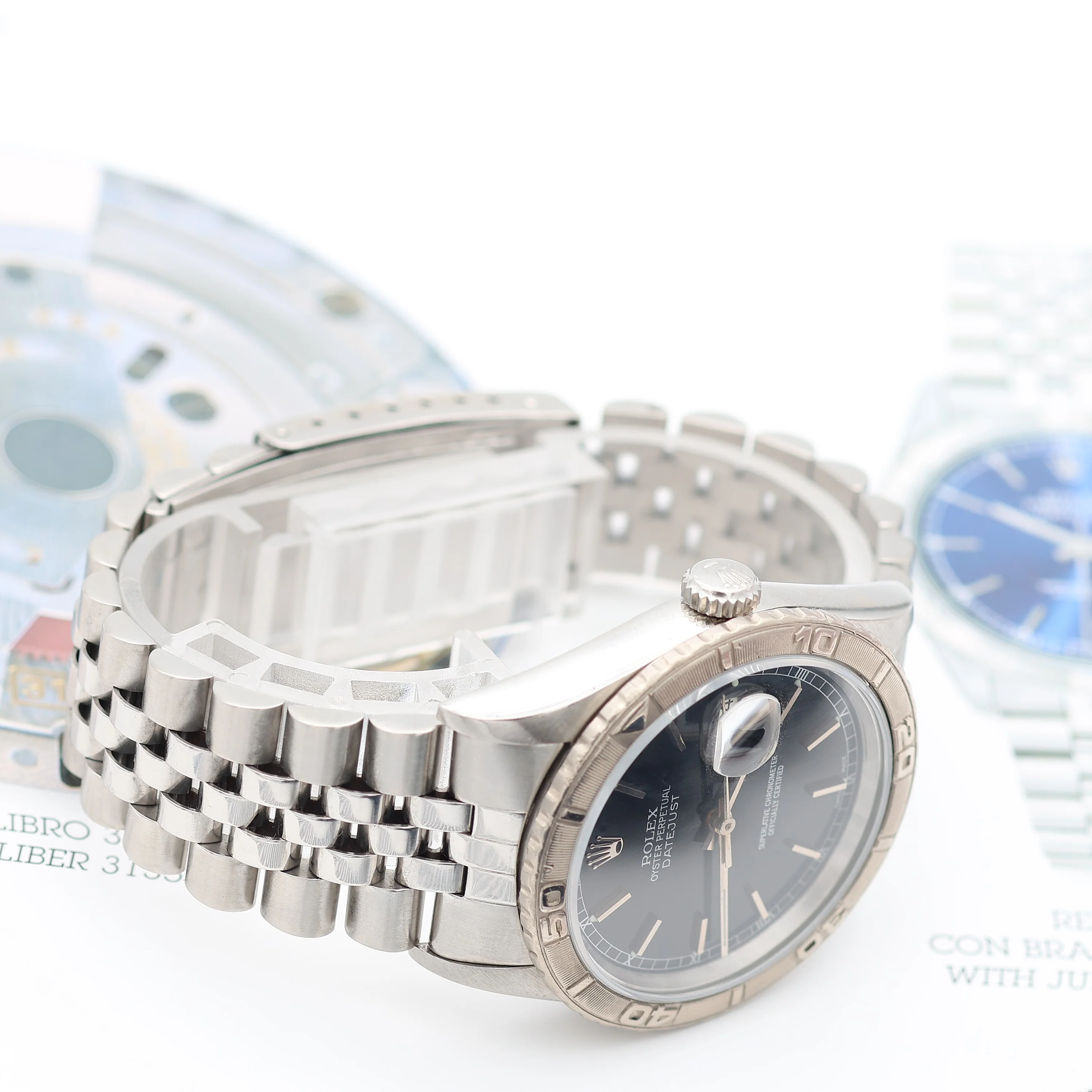 Rolex "Turn O Graph" Datejust ref. 16264 - Black Dial - Full Set - Image 6